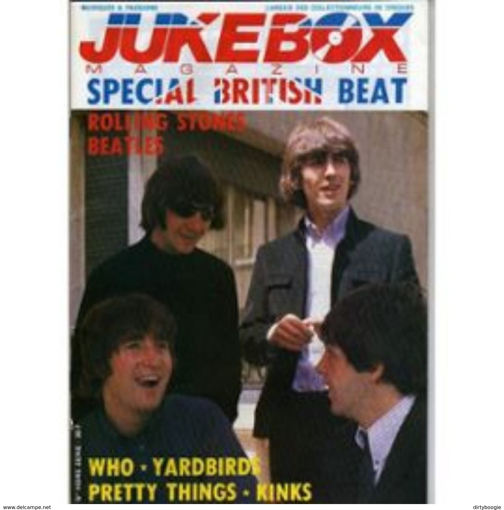 JUKEBOX MAGAZINE - SPECIAL BRITISH BEAT - ROLLING STONES - BEATLES - WHO - YARDBIRDS - PRETTY THINGS - KINKS - Musique