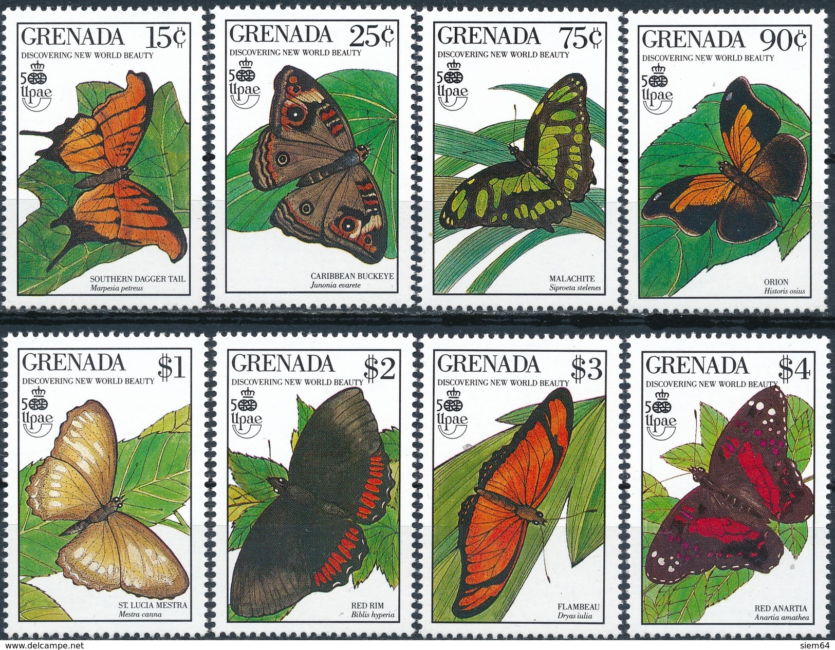 Grenada  Butterflies - Mariposas