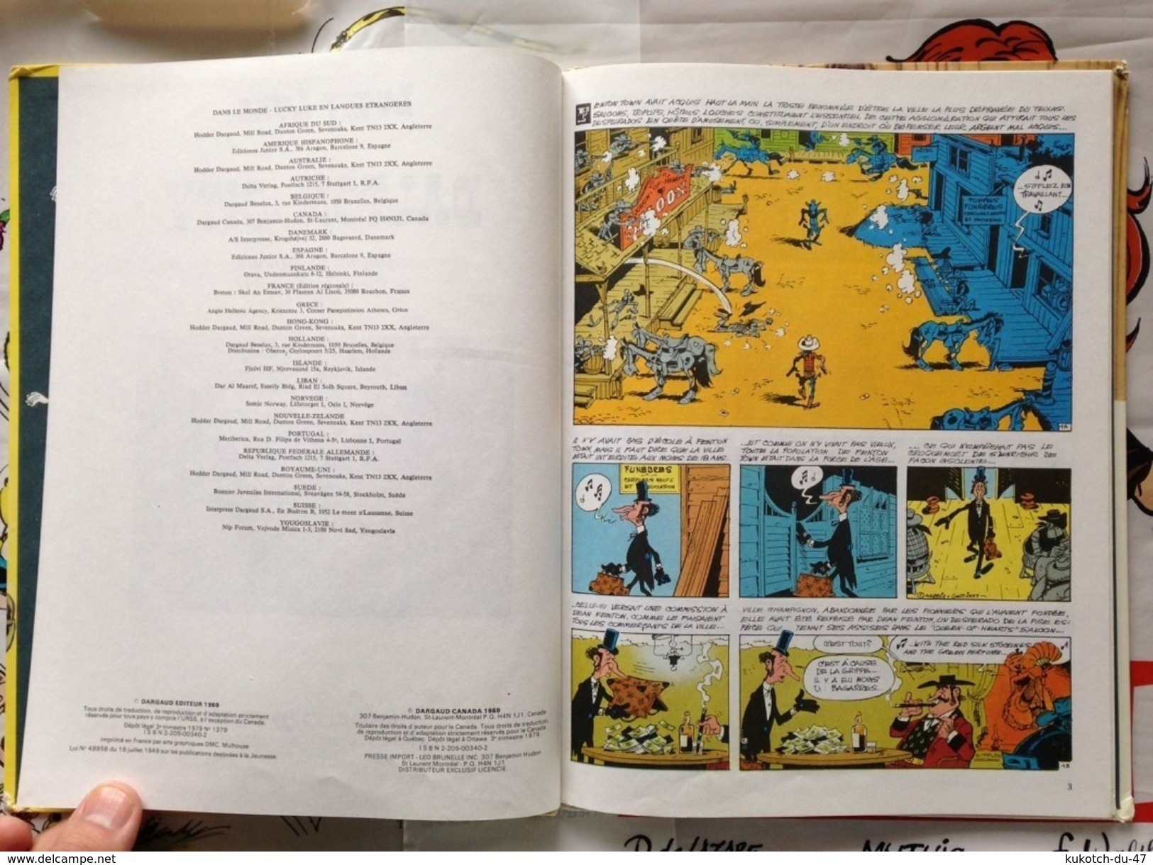 BD Lucky Luke - Dalton City - Morris (1979) - Lucky Luke