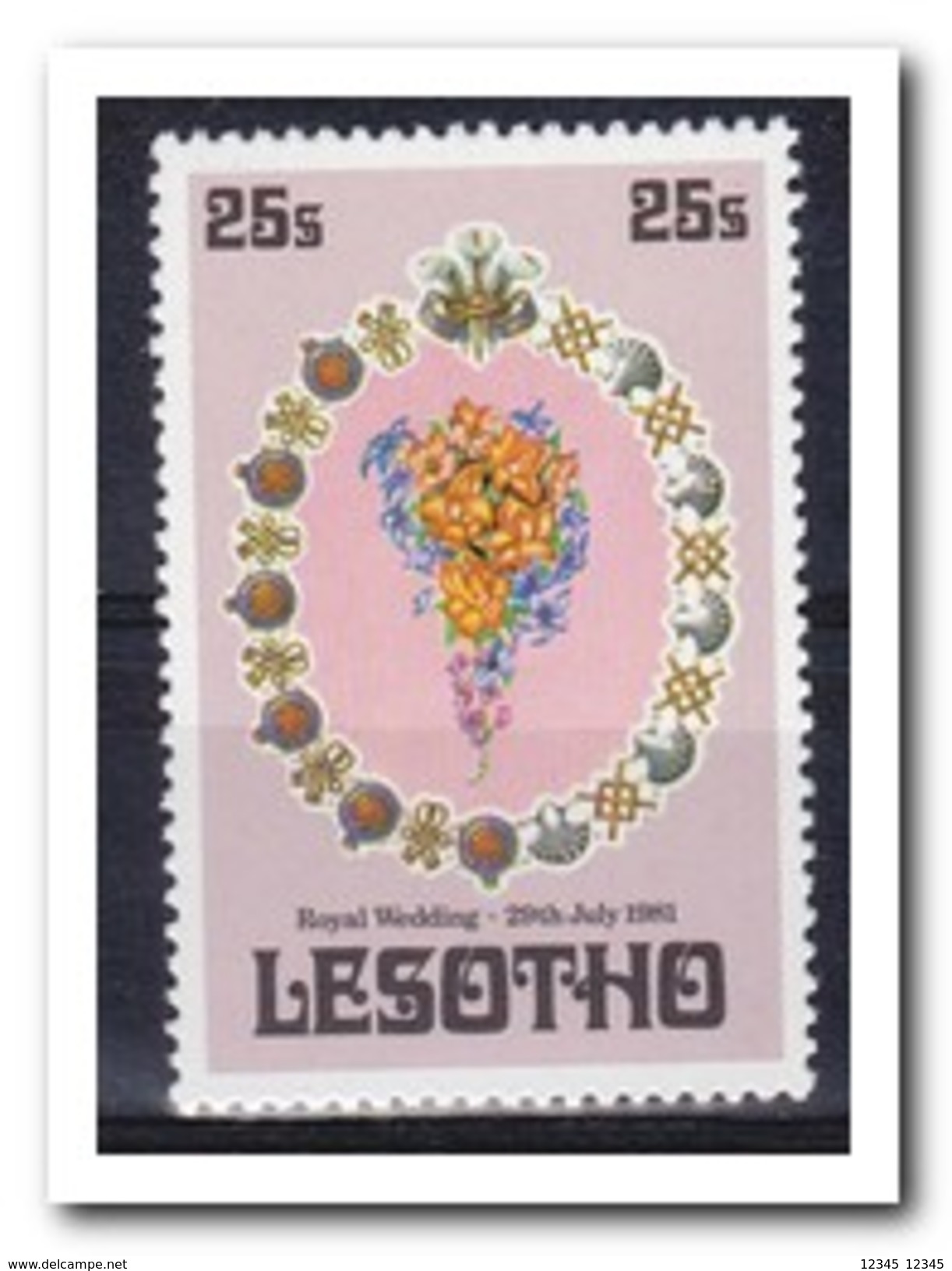 Lesotho 1981, Postfris MNH, Flowers, Royal Wedding - Lesotho (1966-...)