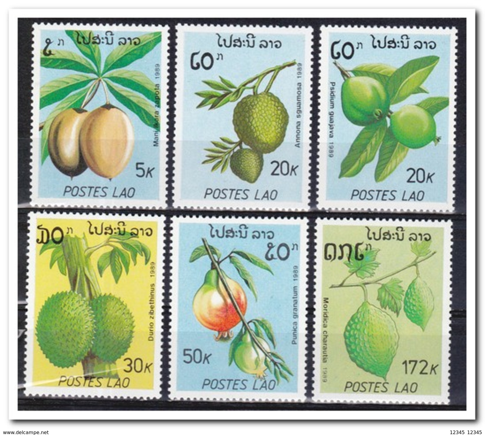 Laos 1989, Postfris MNH, Fruit - Laos