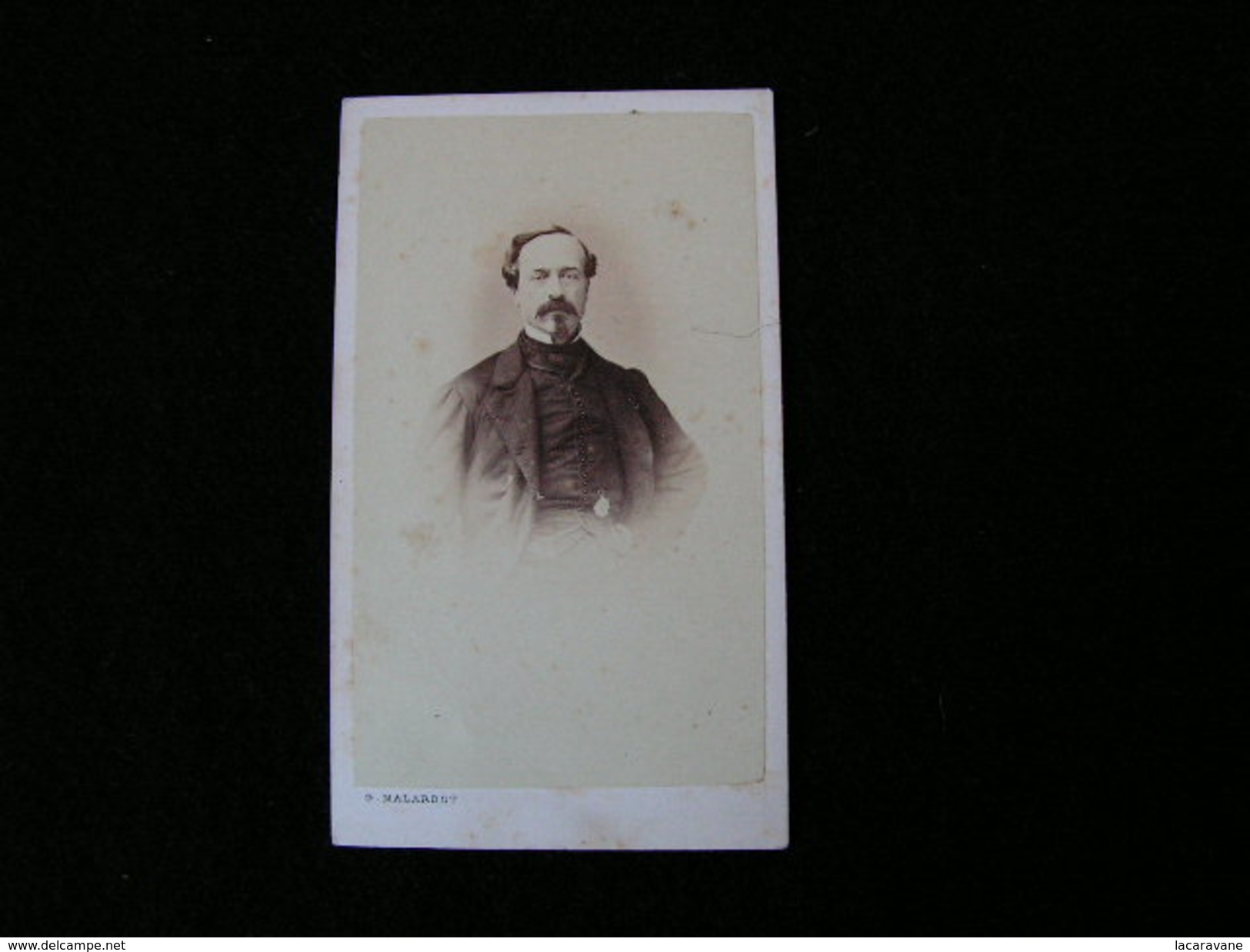 Cpa Ancienne Photo Cdv Monsieur Charles Malherbe Ancien Officier Dragon1863 - Anciennes (Av. 1900)