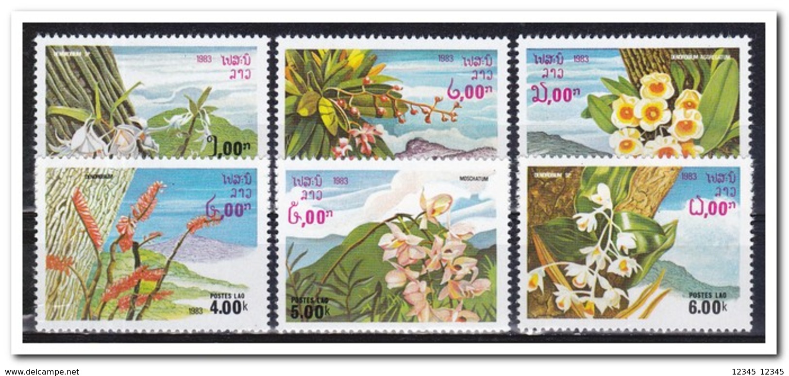 Laos 1983, Postfris MNH, Flowers - Laos