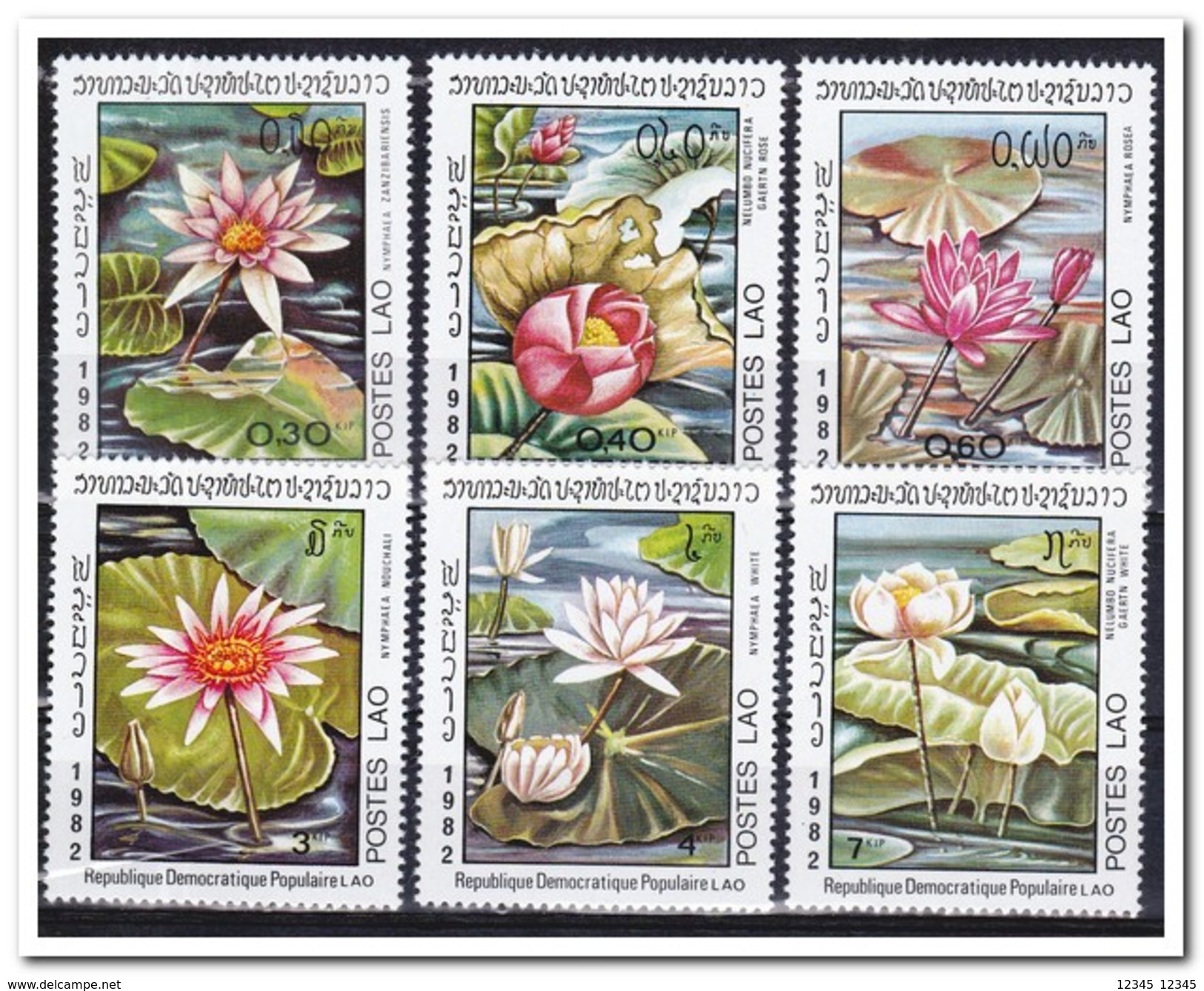 Laos 1982, Postfris MNH, Flowers - Laos