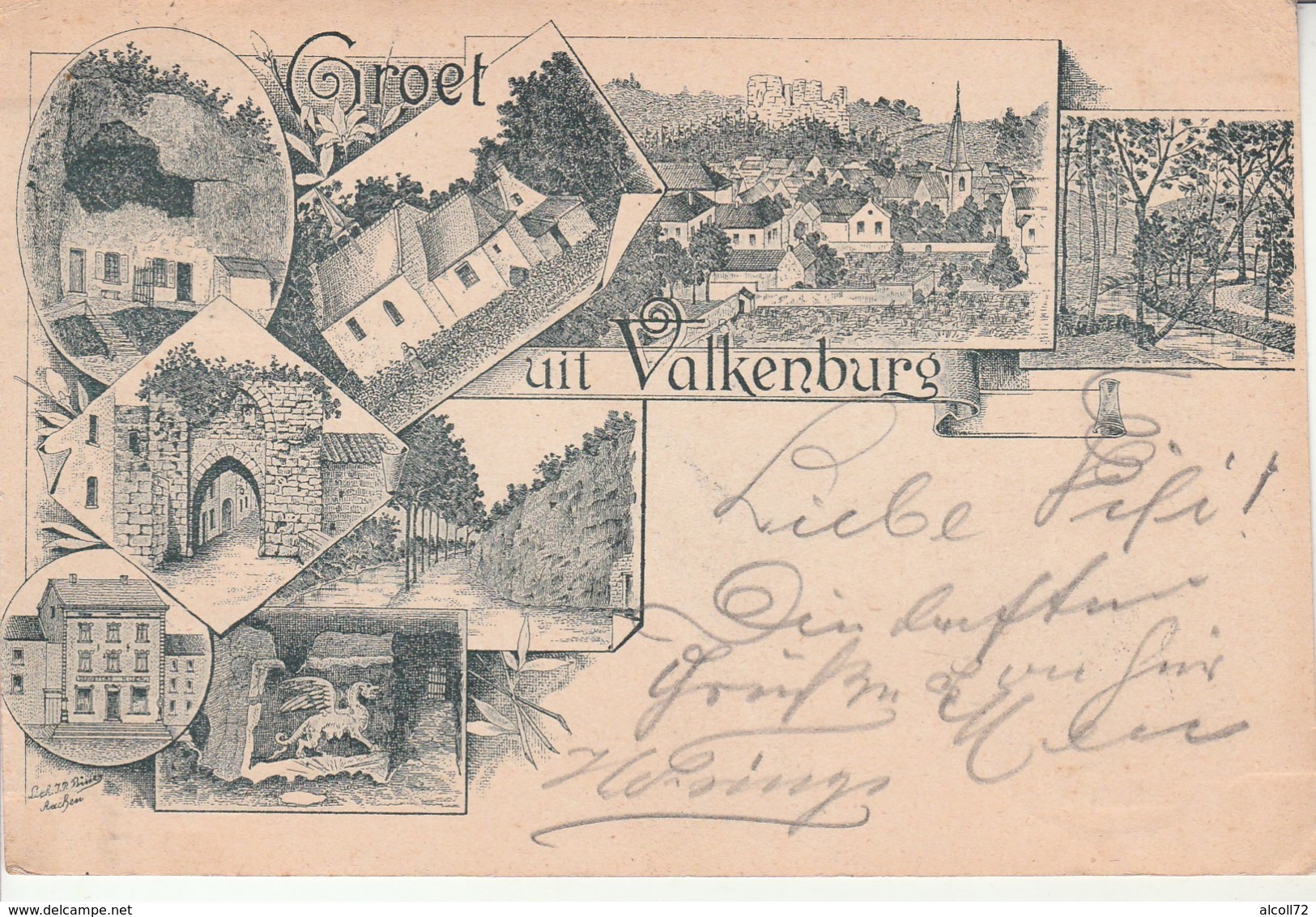 Vaals-Groet Uit Valkenburg. - Valkenburg