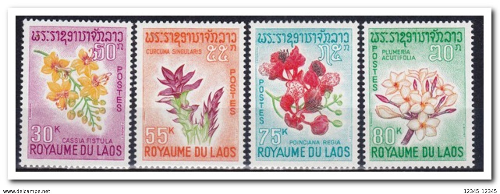 Laos 1967, Postfris MNH, Flowers - Laos