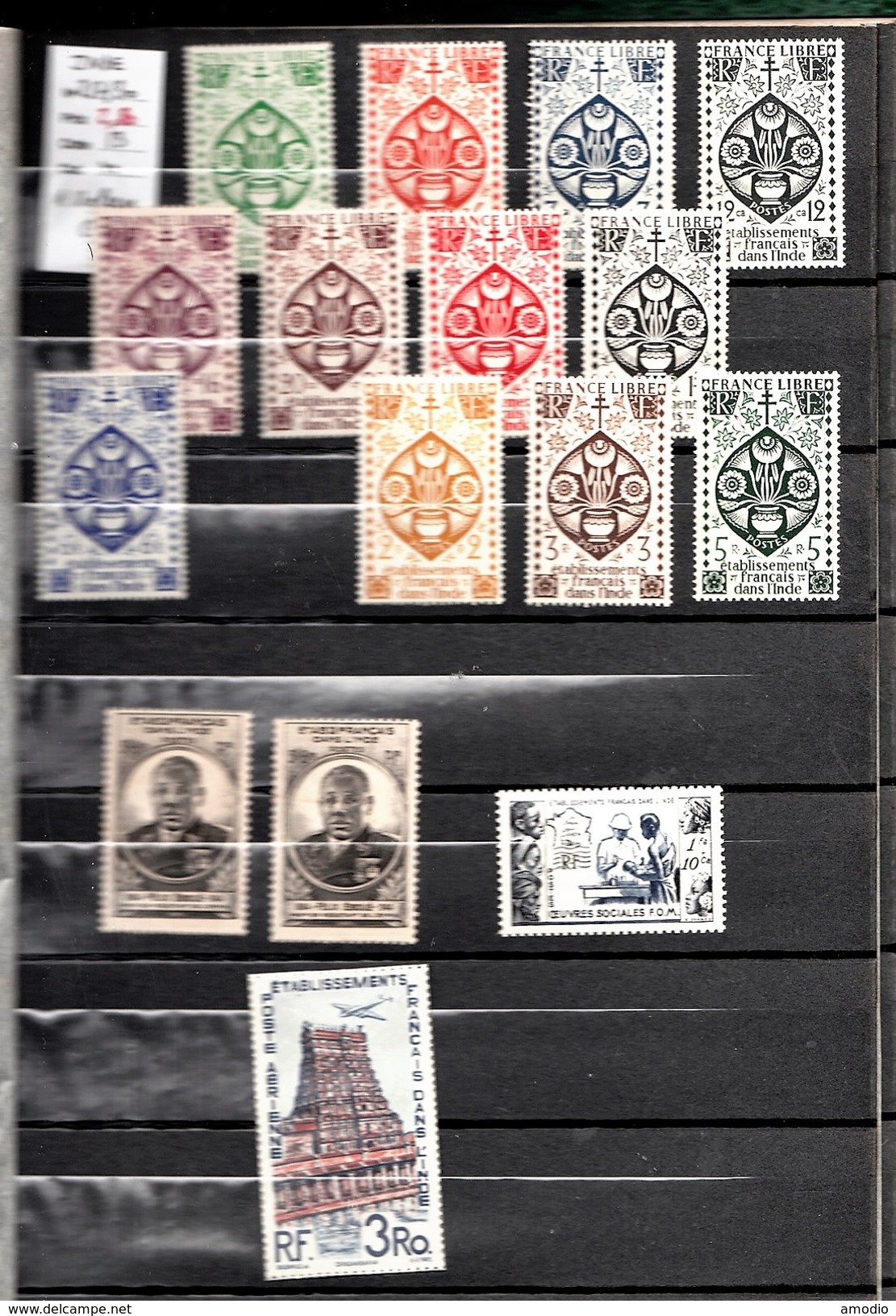 Ets Français En Inde, Petite Collection TP N** 4 Scan.s - Unused Stamps