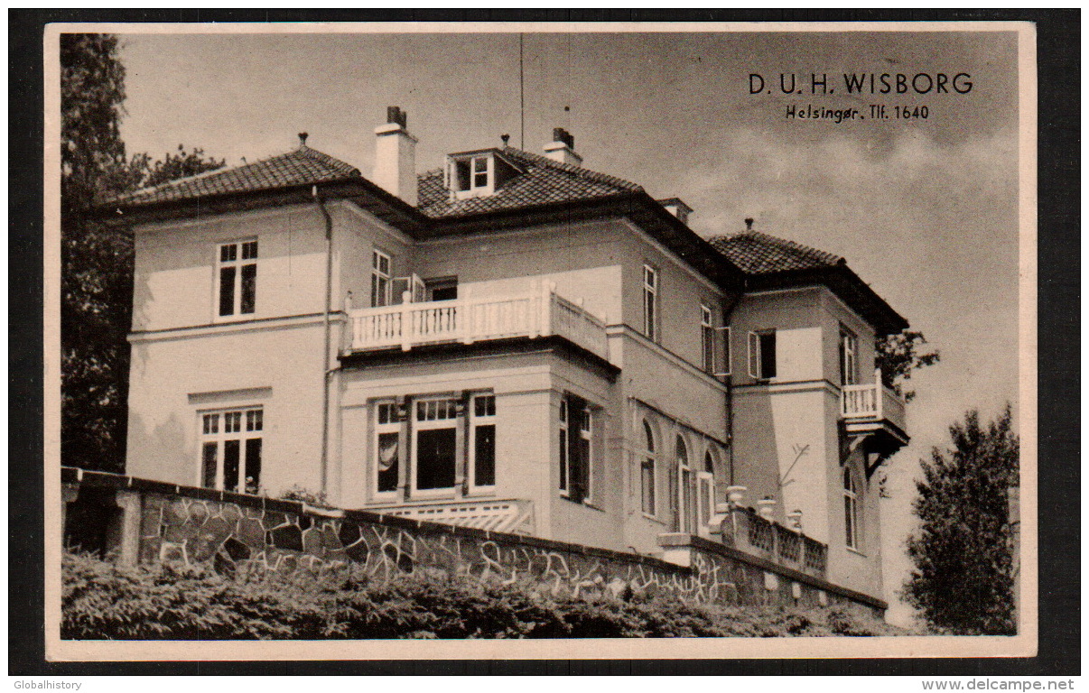 DD2360 DENMARK D.U.H. WISBORG HELSINGER RPPC - Danemark