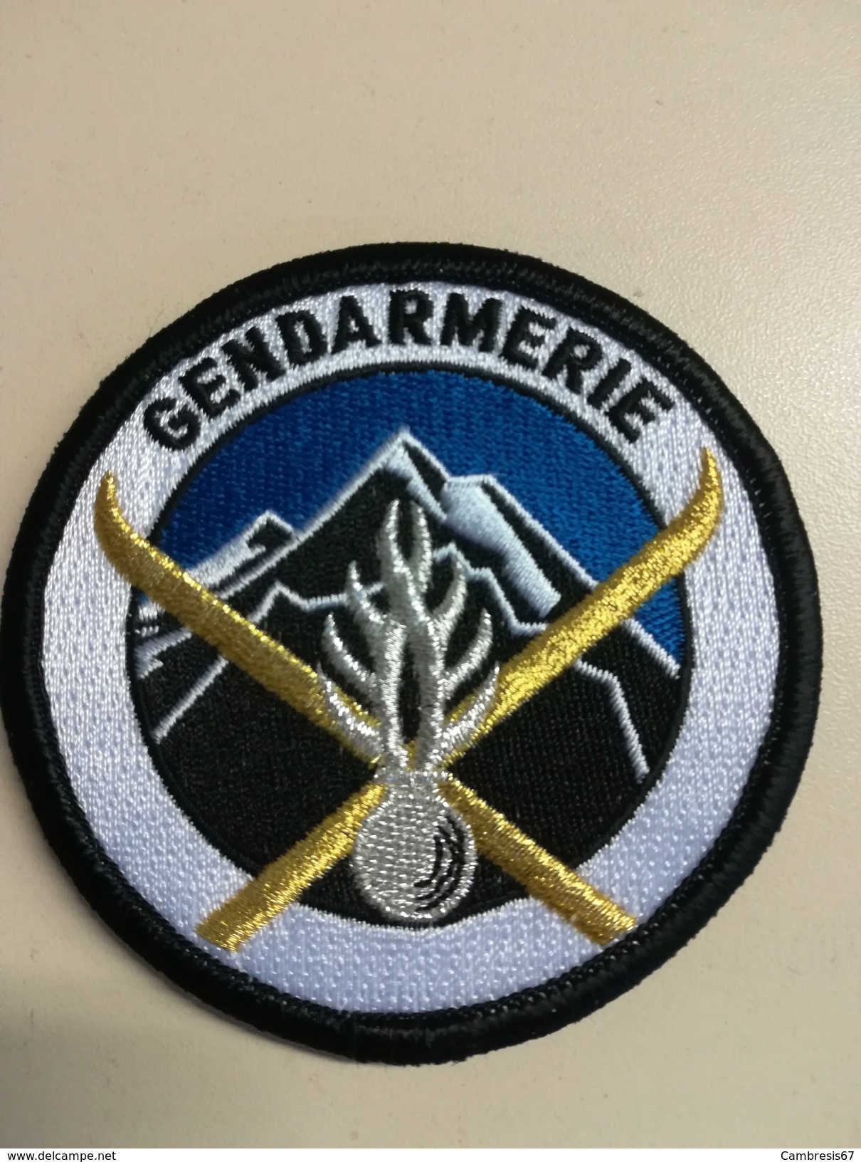Écusson Gendarmerie De Montagne - Police & Gendarmerie
