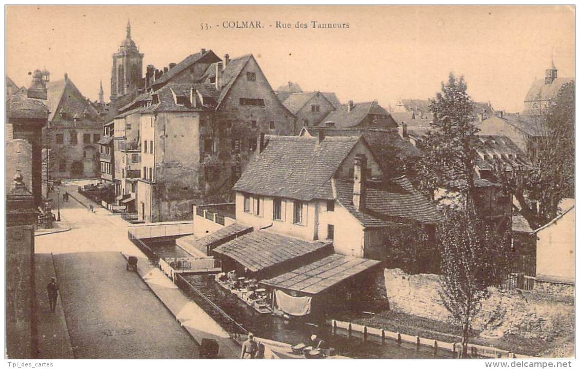68 - Colmar - Rue Des Tanneurs (lavoir, Lavandières) - Colmar