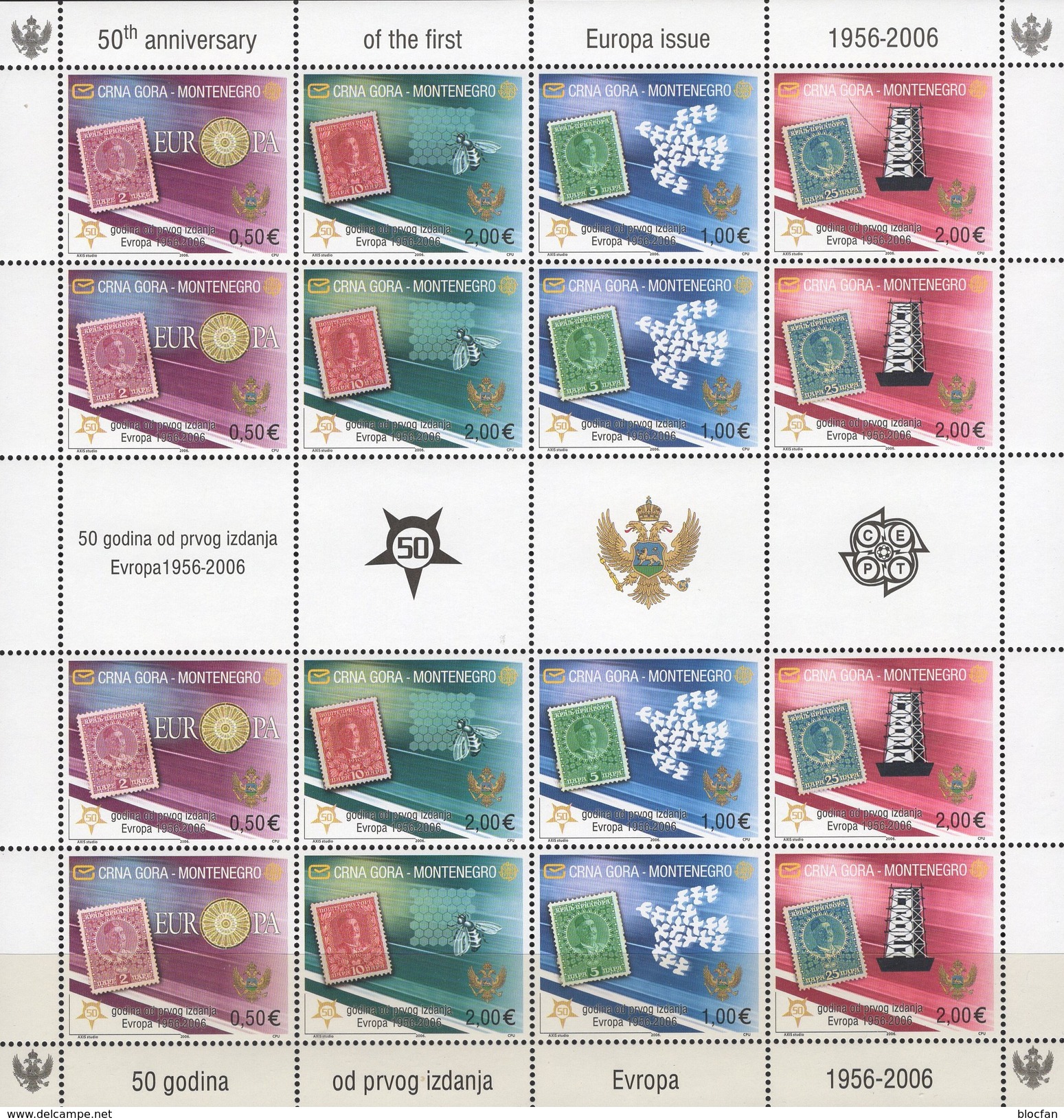 26 Blocks/KB Jubiläum 50 Jahre EUROPA 1956-2006 A/B ** 734€ Hojitas M/s Blocs S/s Topics Sheets/sheetlets Bf CEPT - Sammlungen