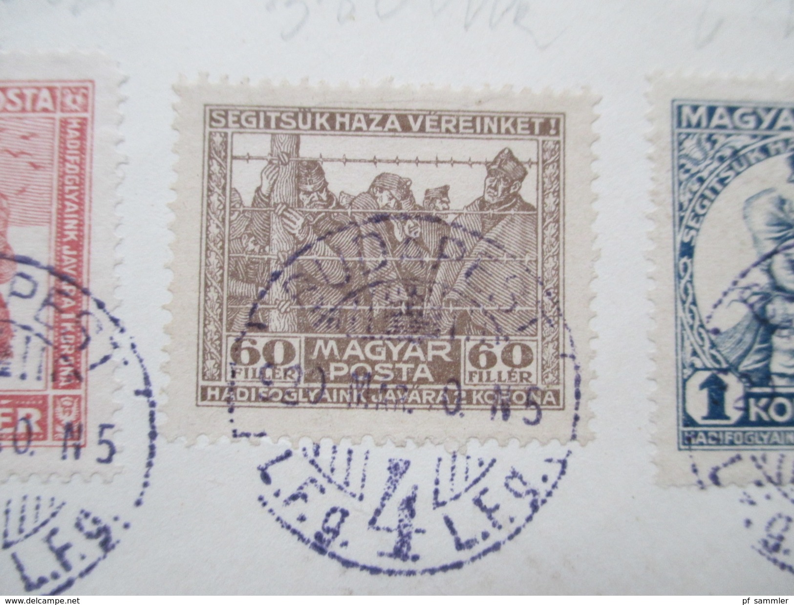 Ungarn 1920 Königreich (nominell) Noch Nicht Heimgekehrte Kriegsgefangen! Nr. 312-314 FDC / Ersttagstempel - Brieven En Documenten