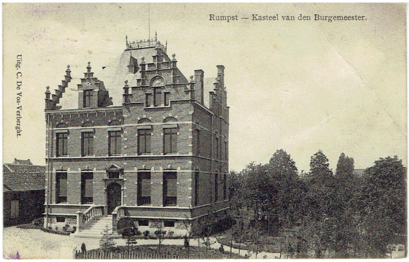 RUMPST - Kasteel Van Den Burgemeester - Uitg. C. De Vos-Verberght - Rumst