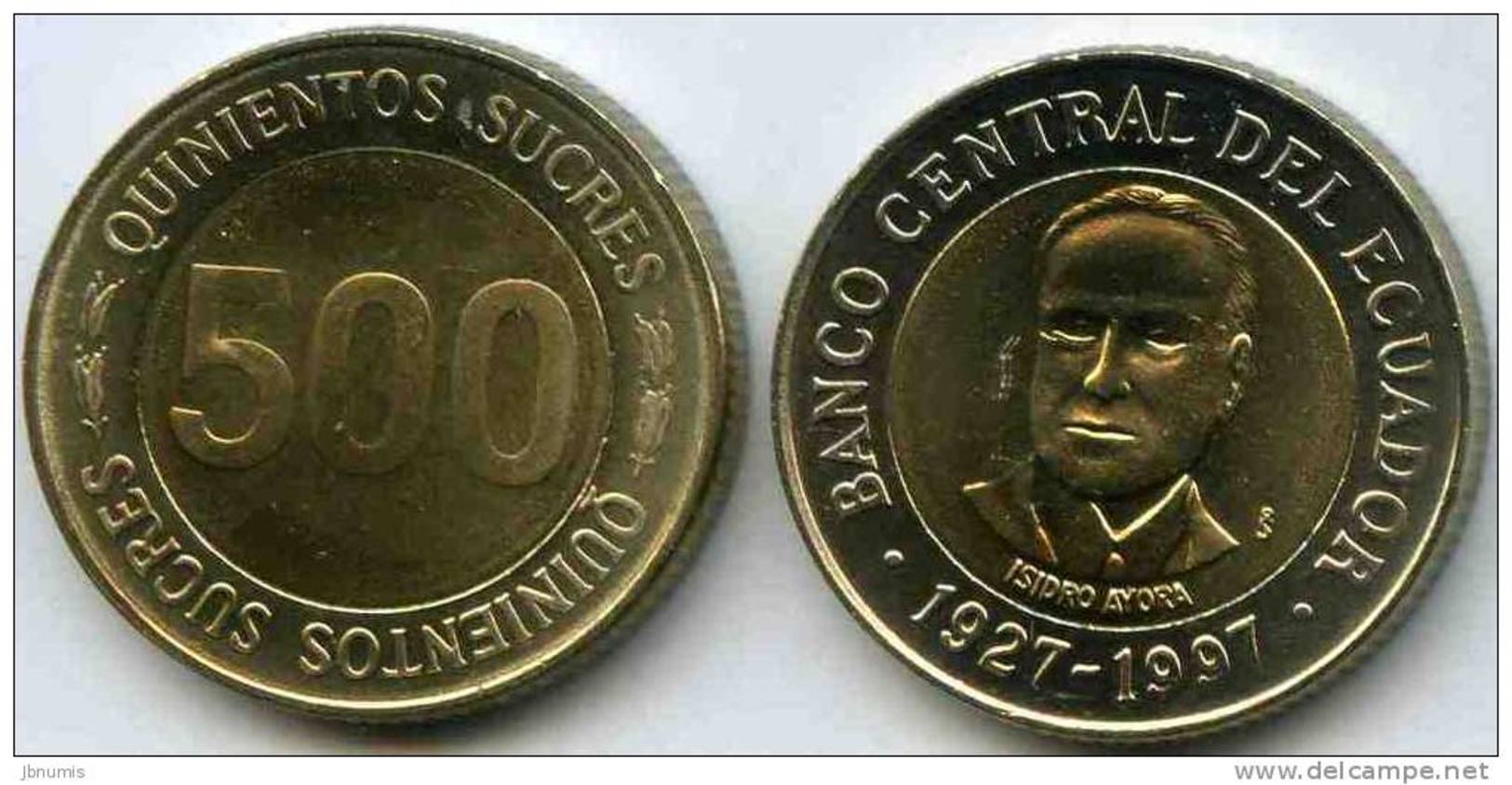 Equateur Ecuador 500 Sucres 1997 UNC KM 102 - Equateur