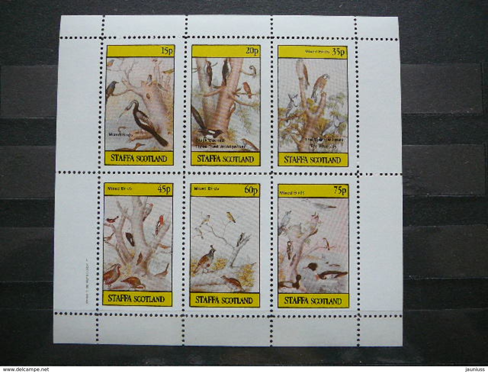 Birds Vogel Oiseaux # Scotland - Staffa 1982 # MNH S/s # - Altri & Non Classificati