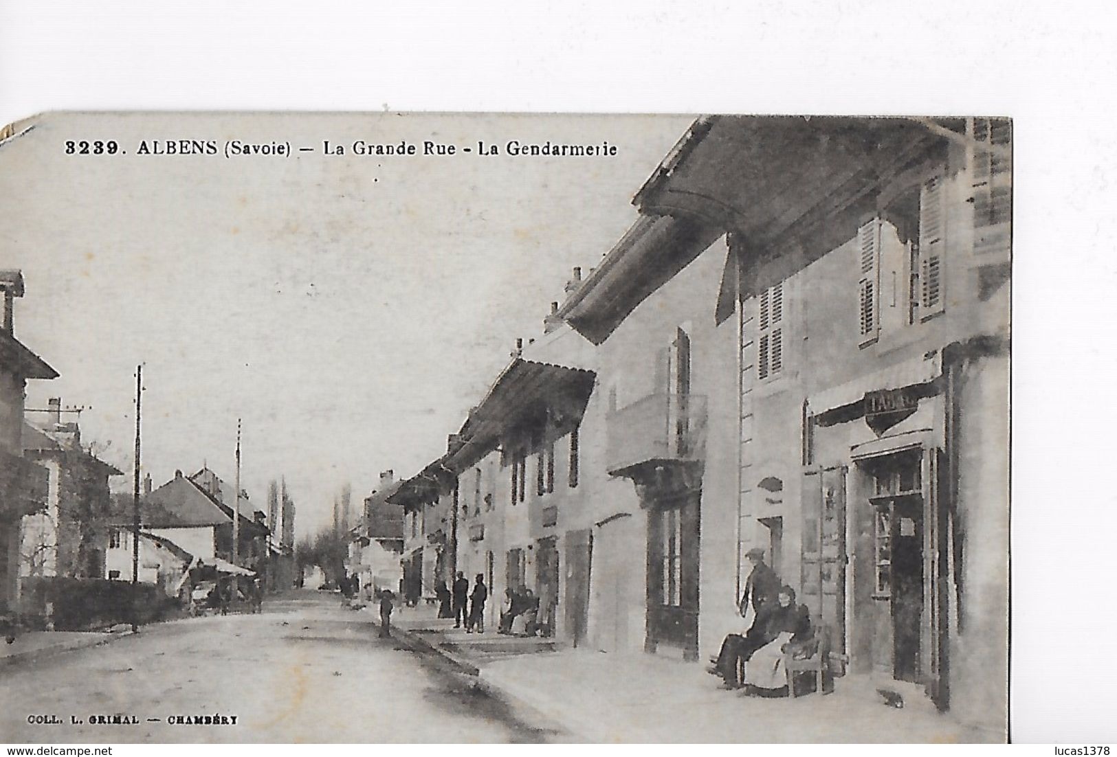 73 / ALBENS / LA GRANDE RUE / LA GENDARMERIE - Albens