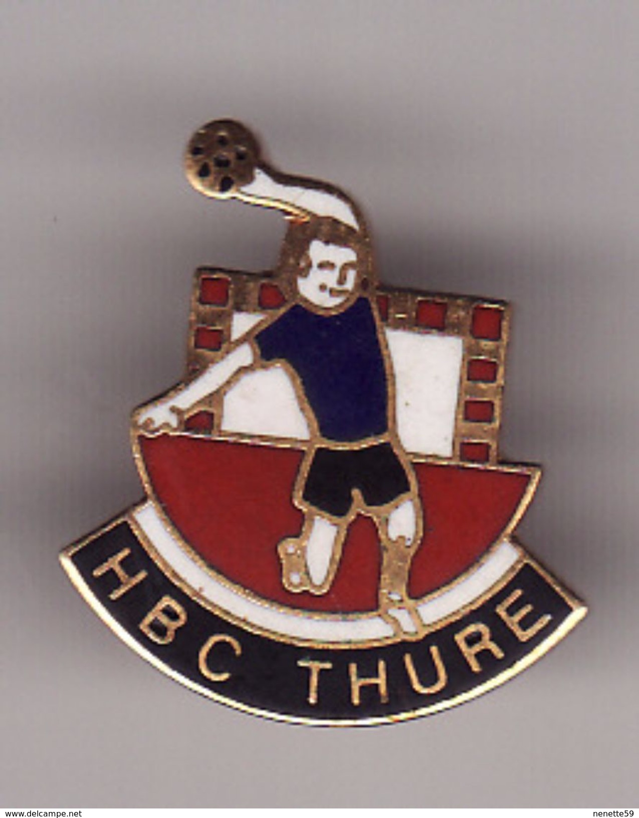 Pin's HBC THURE -- Handball Club  ( Dép 68 ) - Handball