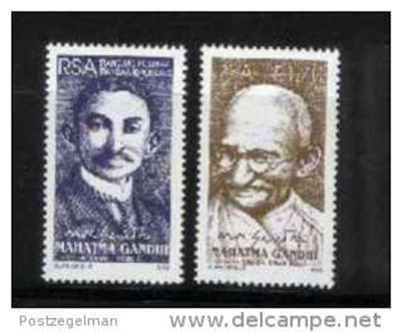 REPUBLIC OF SOUTH AFRICA, 1995, MNH Stamp(s) Mahatma Ghandi,   Nr(s.) 971-972 - Ongebruikt