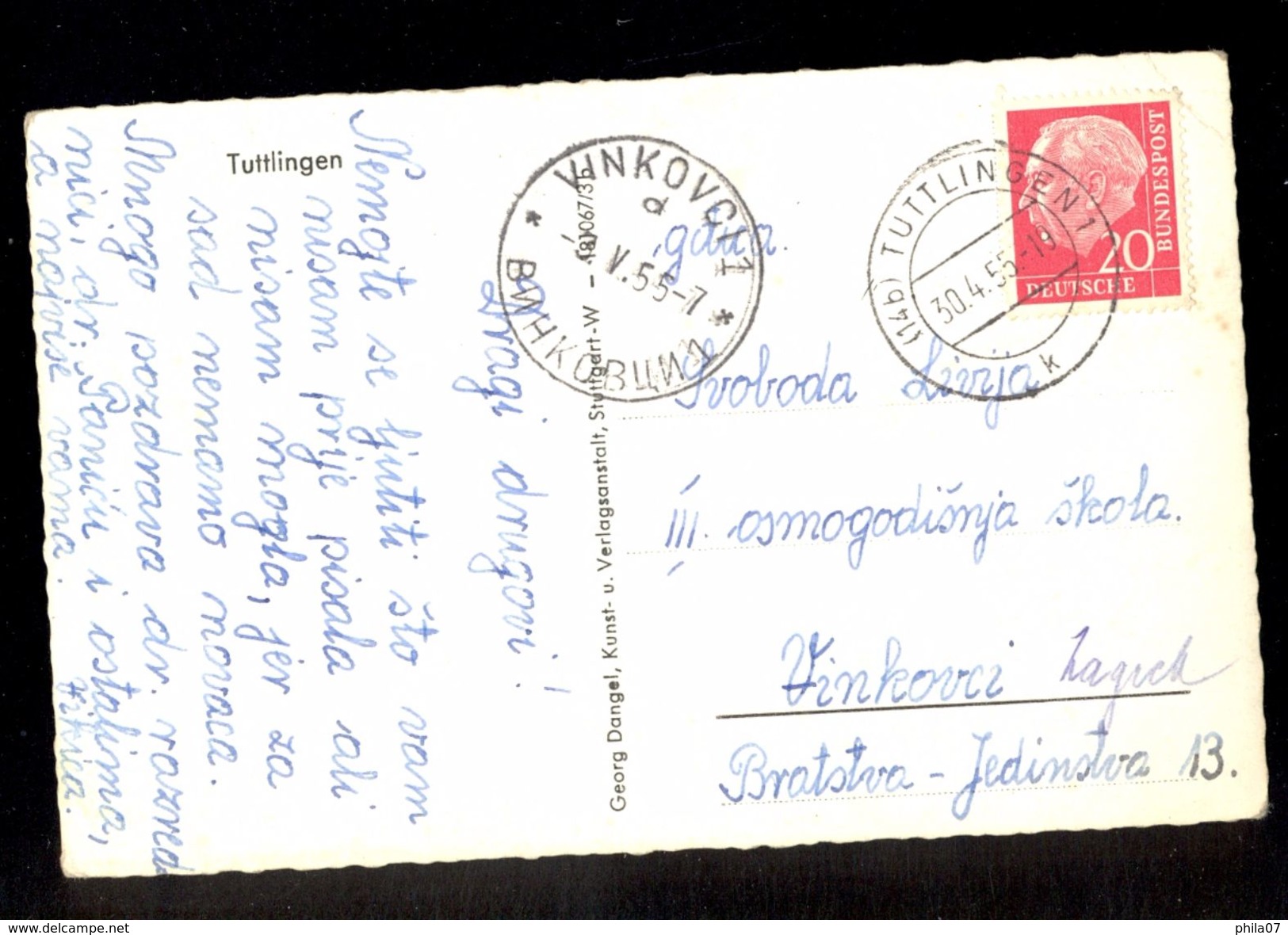 Tuttlingen / Postcard Circulated, 2 Scans - Tuttlingen