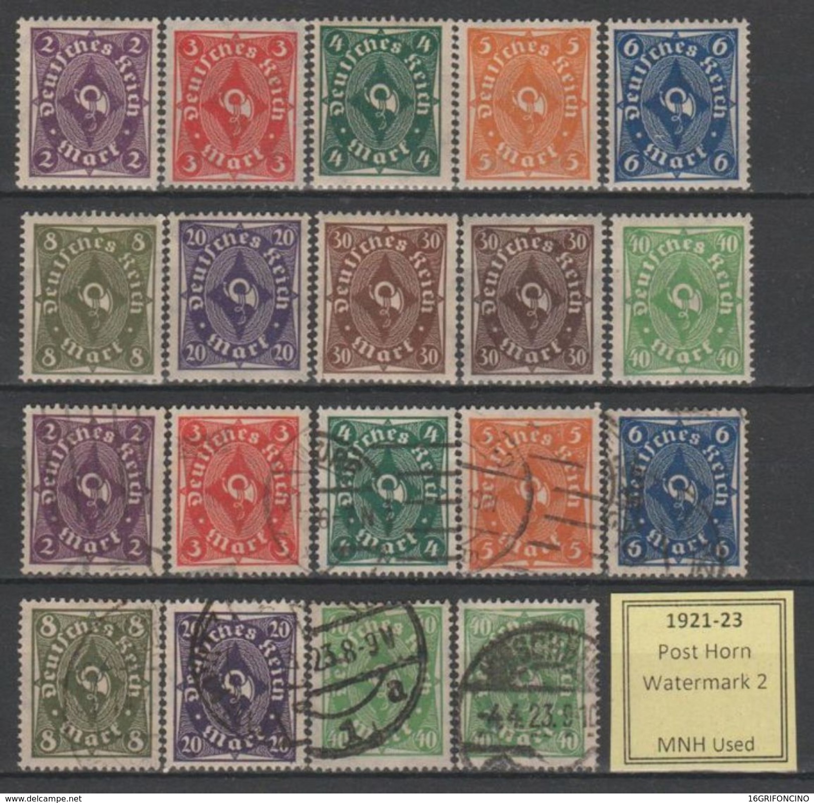 MANY POSTAGESTAMPS OF GERMANY FROM  1872 TO 1945...//...FRANCOBOLLI DELLA GERMANIA  DAL 1872 AL 1945...NUOVI ED USATI