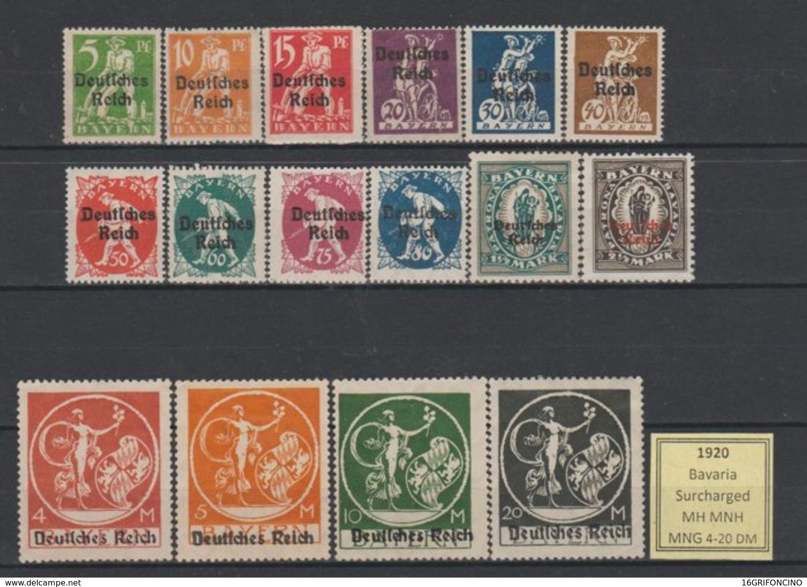 MANY POSTAGESTAMPS OF GERMANY FROM  1872 TO 1945...//...FRANCOBOLLI DELLA GERMANIA  DAL 1872 AL 1945...NUOVI ED USATI