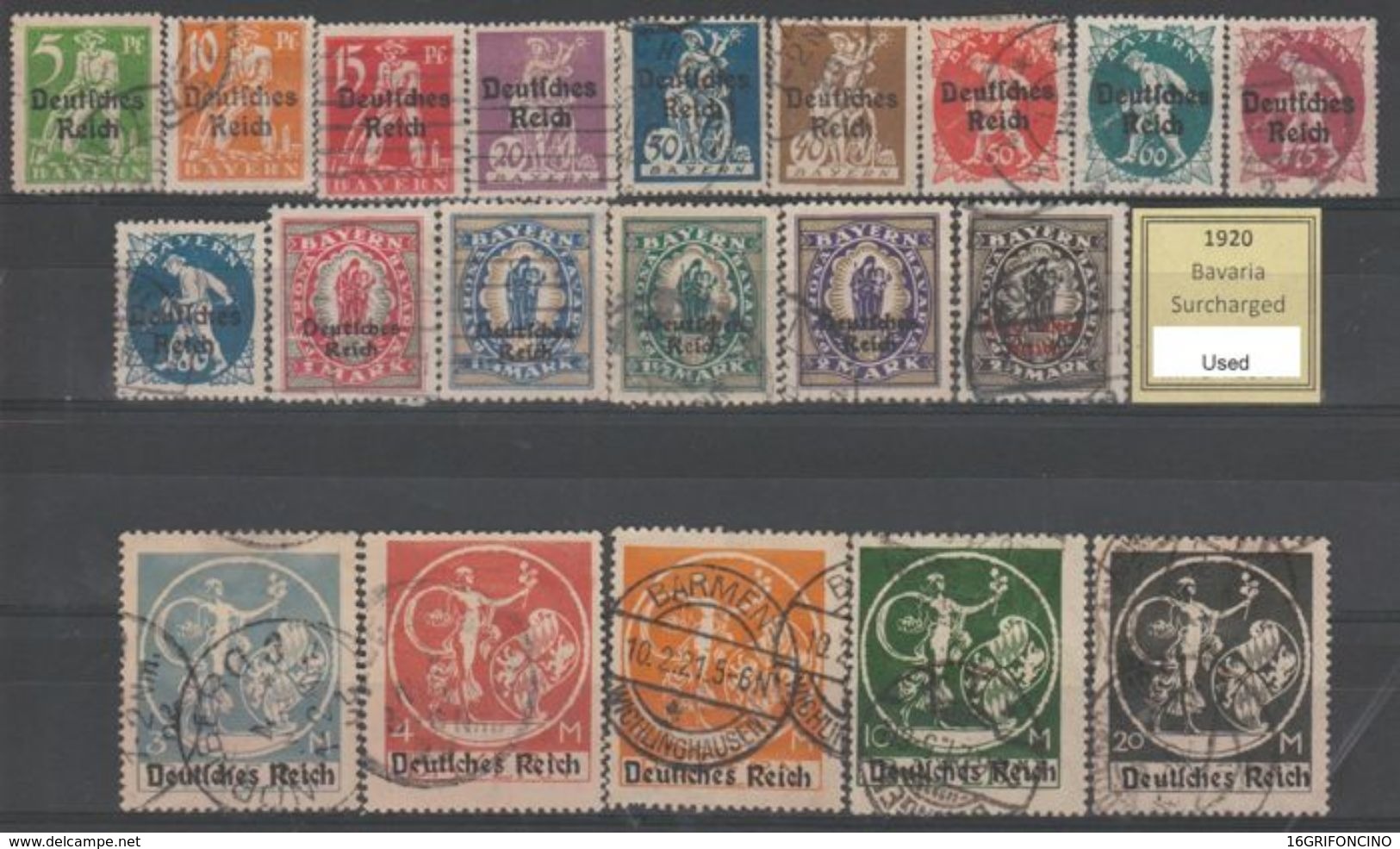 MANY POSTAGESTAMPS OF GERMANY FROM  1872 TO 1945...//...FRANCOBOLLI DELLA GERMANIA  DAL 1872 AL 1945...NUOVI ED USATI