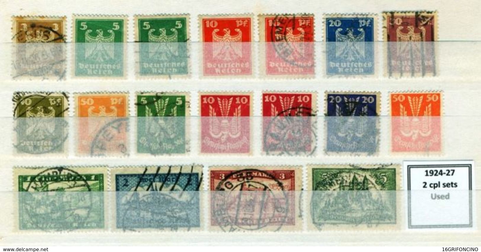 MANY POSTAGESTAMPS OF GERMANY FROM  1872 TO 1945...//...FRANCOBOLLI DELLA GERMANIA  DAL 1872 AL 1945...NUOVI ED USATI