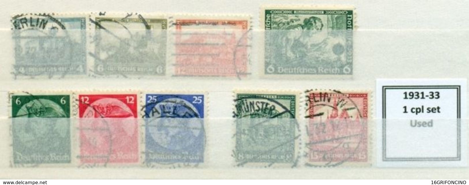 MANY POSTAGESTAMPS OF GERMANY FROM  1872 TO 1945...//...FRANCOBOLLI DELLA GERMANIA  DAL 1872 AL 1945...NUOVI ED USATI