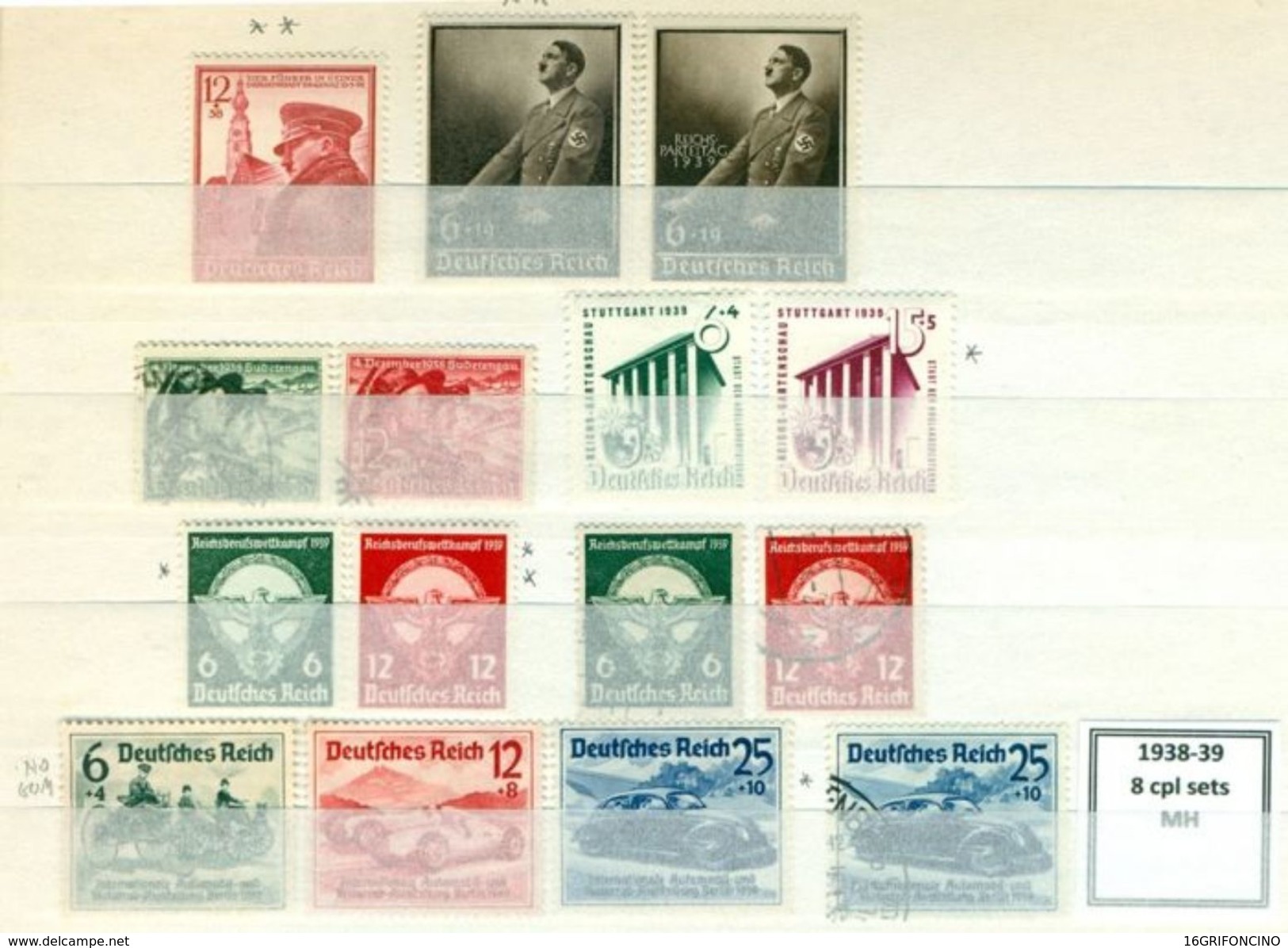 MANY POSTAGESTAMPS OF GERMANY FROM  1872 TO 1945...//...FRANCOBOLLI DELLA GERMANIA  DAL 1872 AL 1945...NUOVI ED USATI