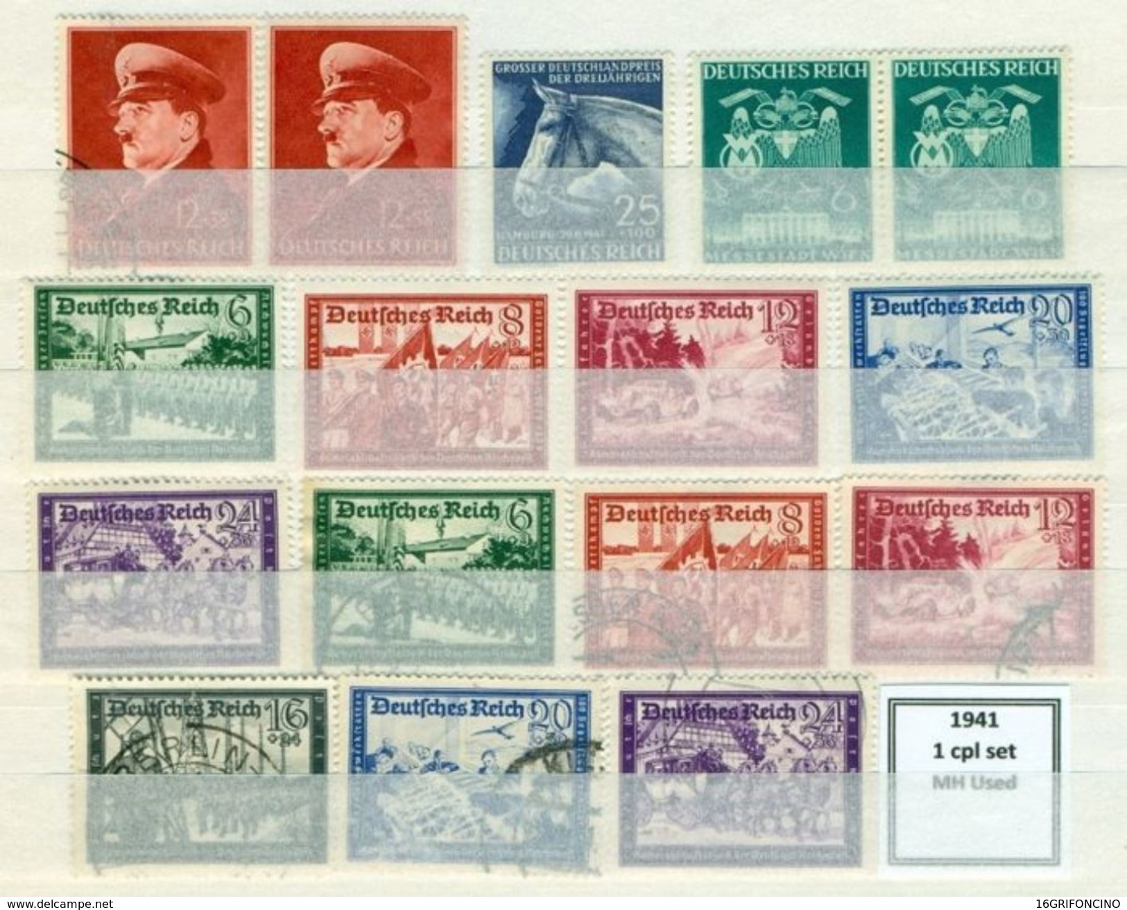 MANY POSTAGESTAMPS OF GERMANY FROM  1872 TO 1945...//...FRANCOBOLLI DELLA GERMANIA  DAL 1872 AL 1945...NUOVI ED USATI