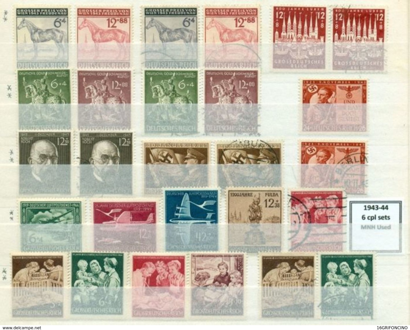 MANY POSTAGESTAMPS OF GERMANY FROM  1872 TO 1945...//...FRANCOBOLLI DELLA GERMANIA  DAL 1872 AL 1945...NUOVI ED USATI