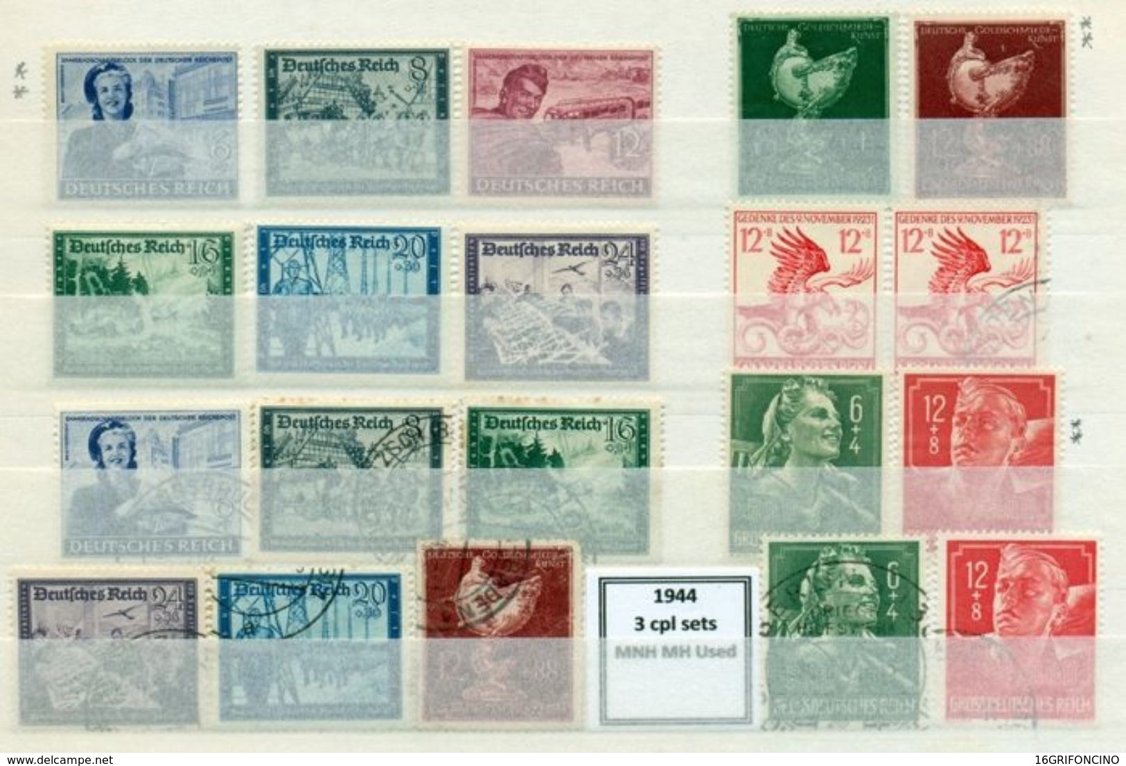 MANY POSTAGESTAMPS OF GERMANY FROM  1872 TO 1945...//...FRANCOBOLLI DELLA GERMANIA  DAL 1872 AL 1945...NUOVI ED USATI