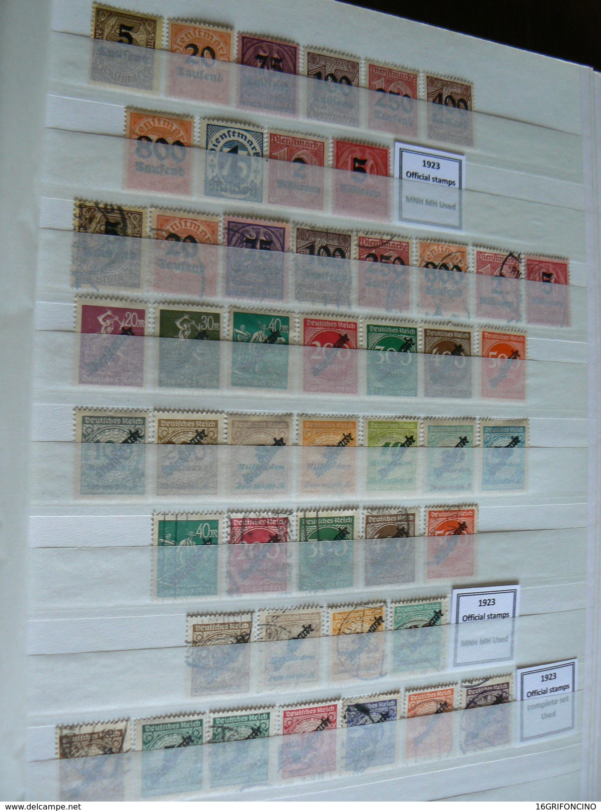 MANY POSTAGESTAMPS OF GERMANY FROM  1872 TO 1945...//...FRANCOBOLLI DELLA GERMANIA  DAL 1872 AL 1945...NUOVI ED USATI