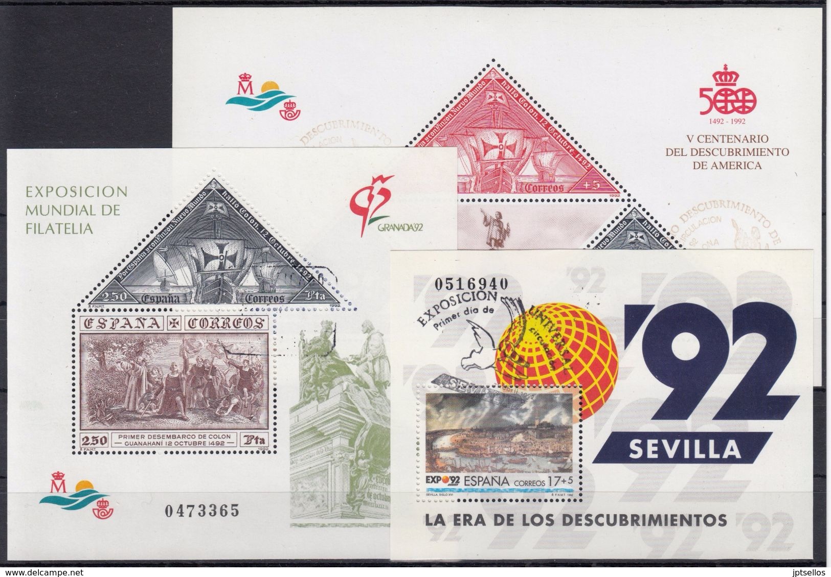 ESPAÑA 1992 Nº 3152/3236 AÑO COMPLETO USADO 31 SELLOS, 2 MP,11 HB - Années Complètes