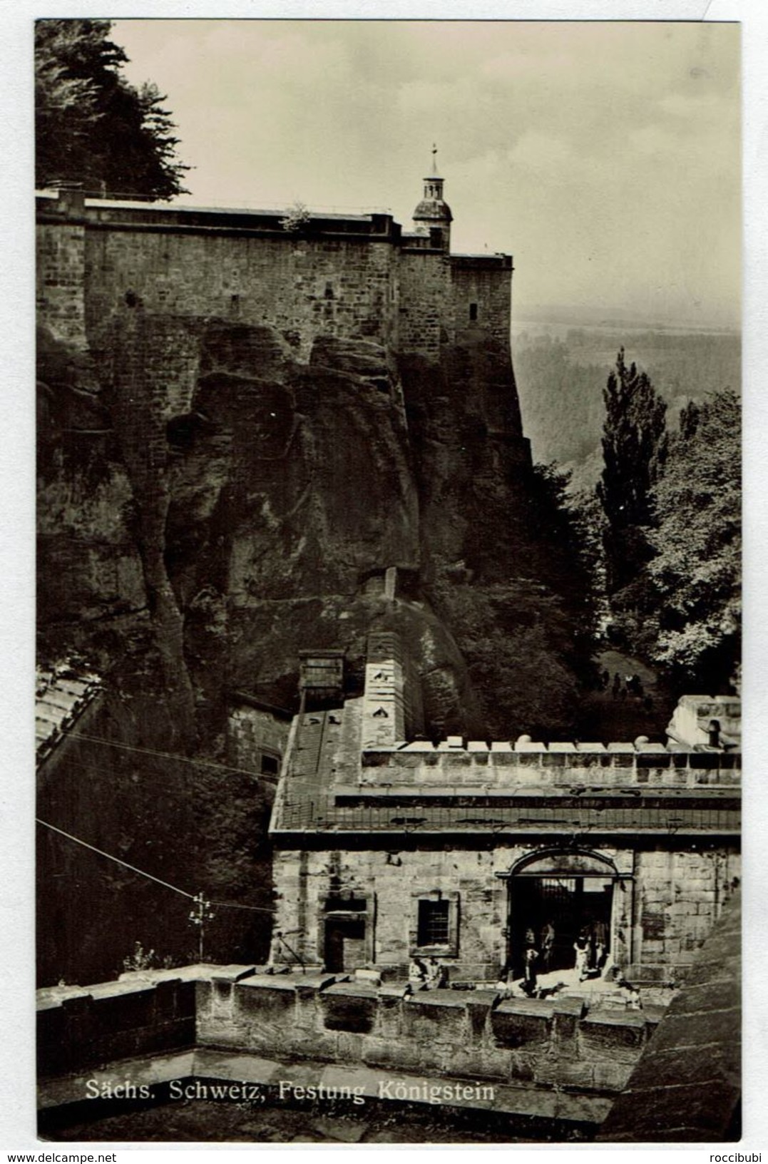 Königstein, Sächsische Schweiz, Festung - Koenigstein (Saechs. Schw.)