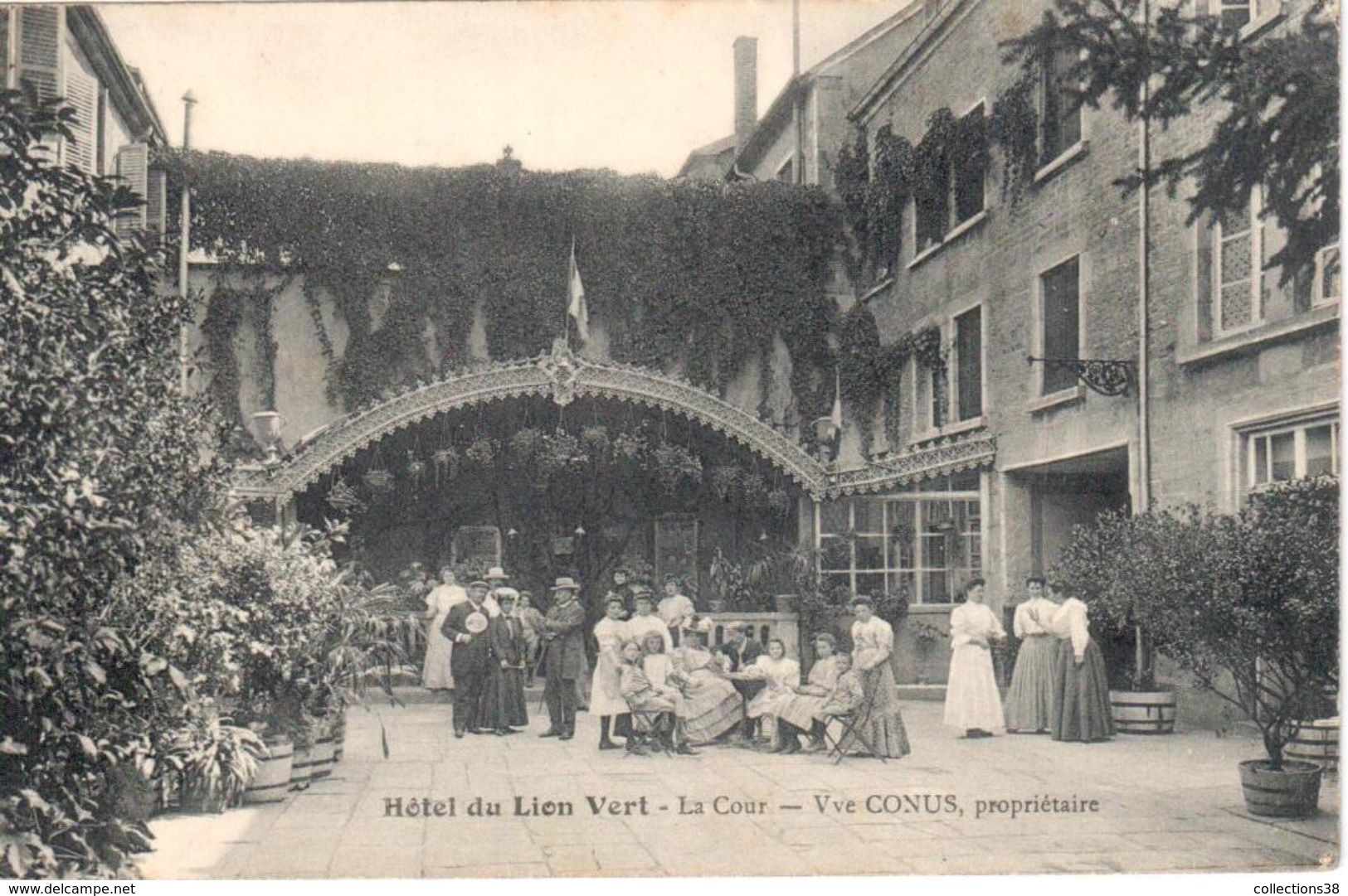 Hôtel Du Lion Vert - La Cour - Vve Conus, Propriétaire - Luxeuil Les Bains