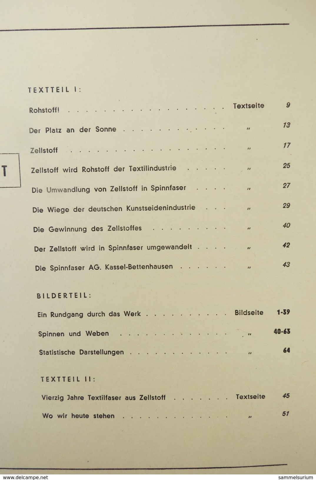 Paul G. Ehrhardt "Zellwolle" Vom Wunder Ihres Werdens, Von 1938 - Técnico