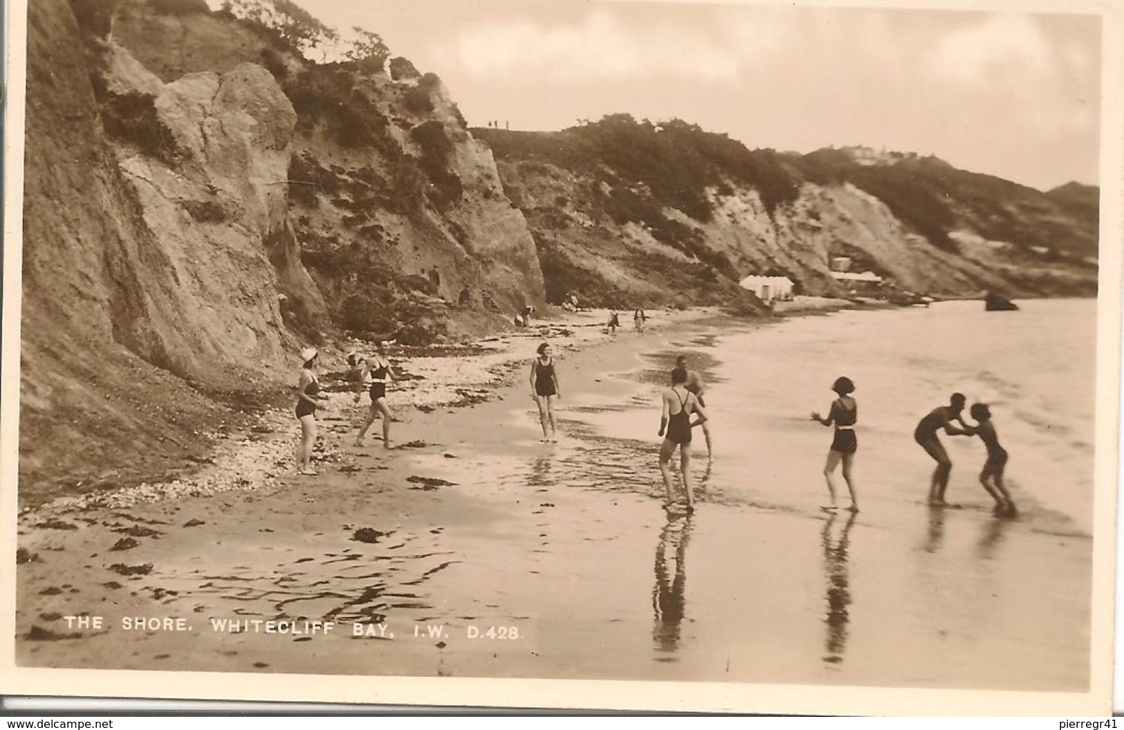 CPA-1940-GB-ILE WIGHT-THE SHORE WHITECLIFF BAY-TBE - Cowes