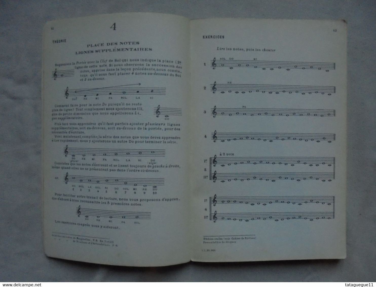 Ancien - Livre Cours Complet D'Education Musicale Et De Chant Choral 1962 - Unterrichtswerke