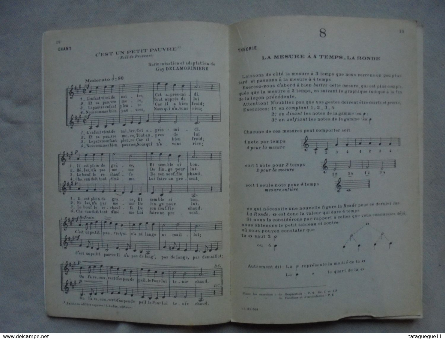 Ancien - Livre Cours Complet D'Education Musicale Et De Chant Choral 1962 - Textbooks