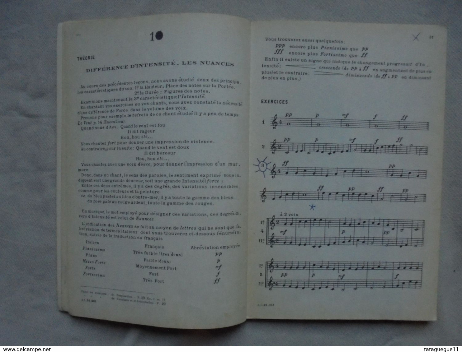 Ancien - Livre Cours Complet d'Education Musicale et de Chant Choral 1962