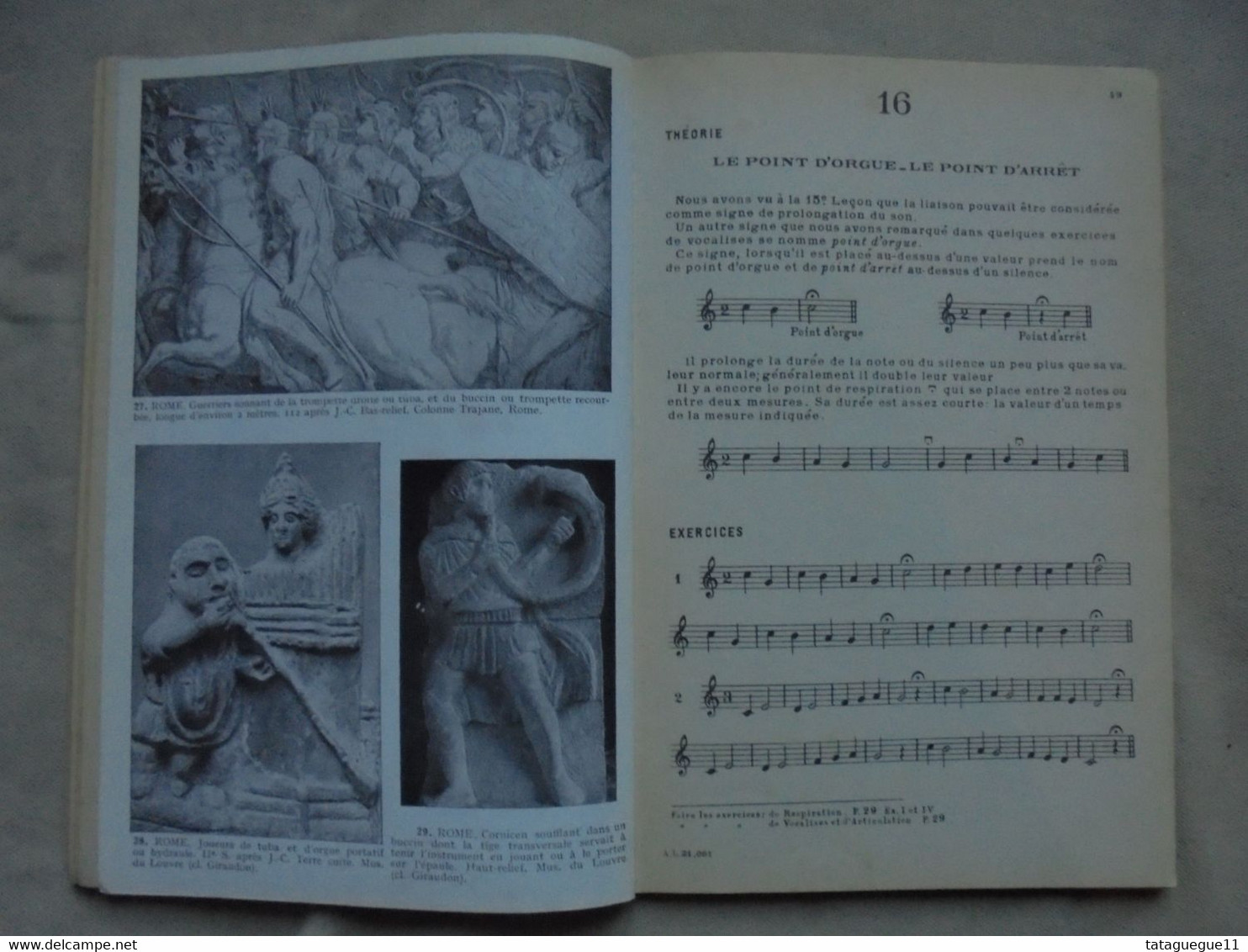 Ancien - Livre Cours Complet d'Education Musicale et de Chant Choral 1962