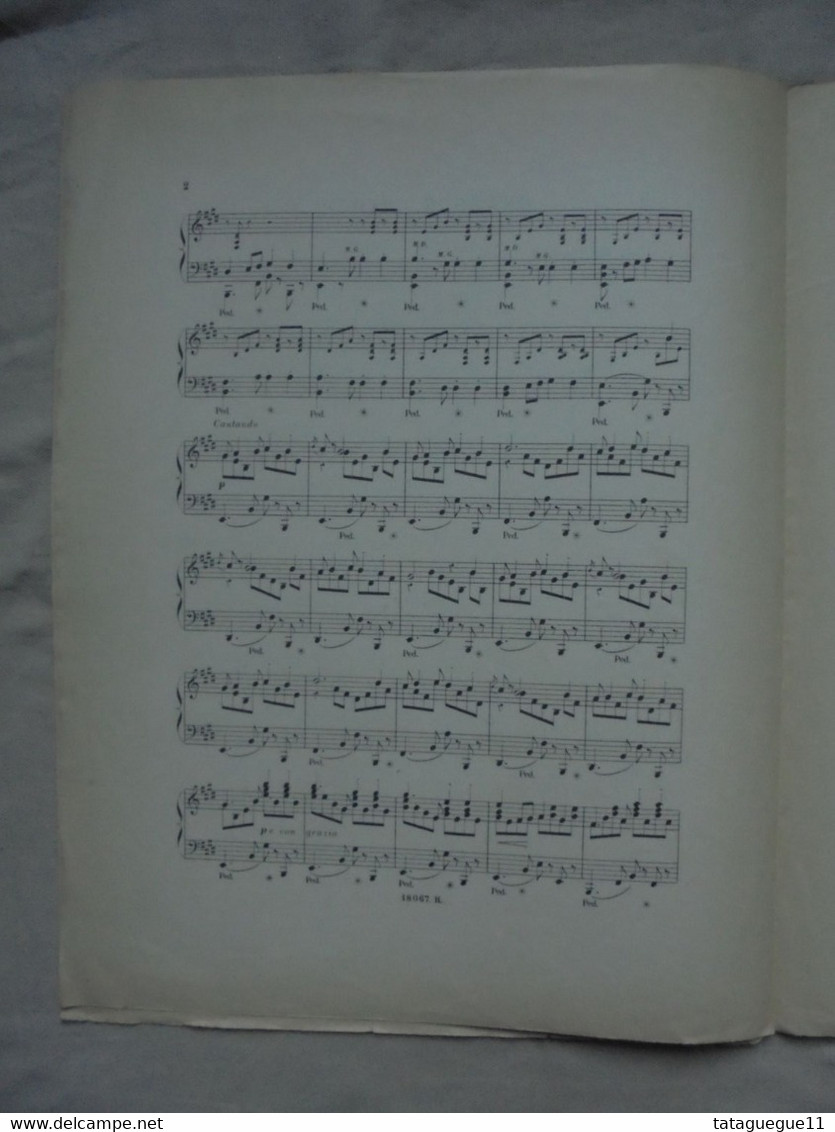 Ancien - Partition CARLOS DE MESQUITA Op. 57 Chanson Créole Pour Piano Fin 1800 - Keyboard Instruments