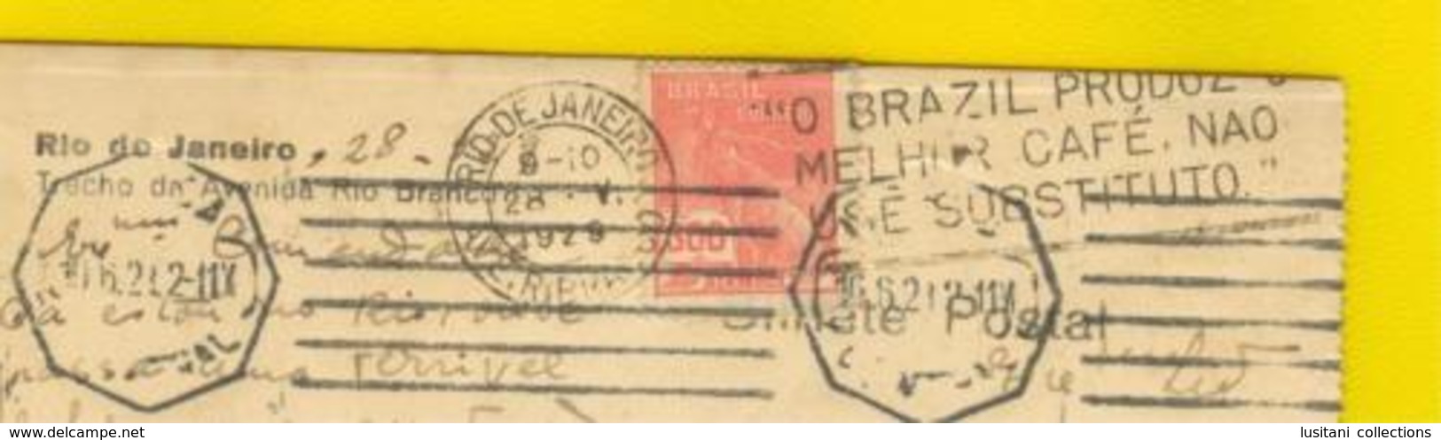 Postcard & Stamp BRASIL BRAZIL RIO DE JANEIRO - Other & Unclassified