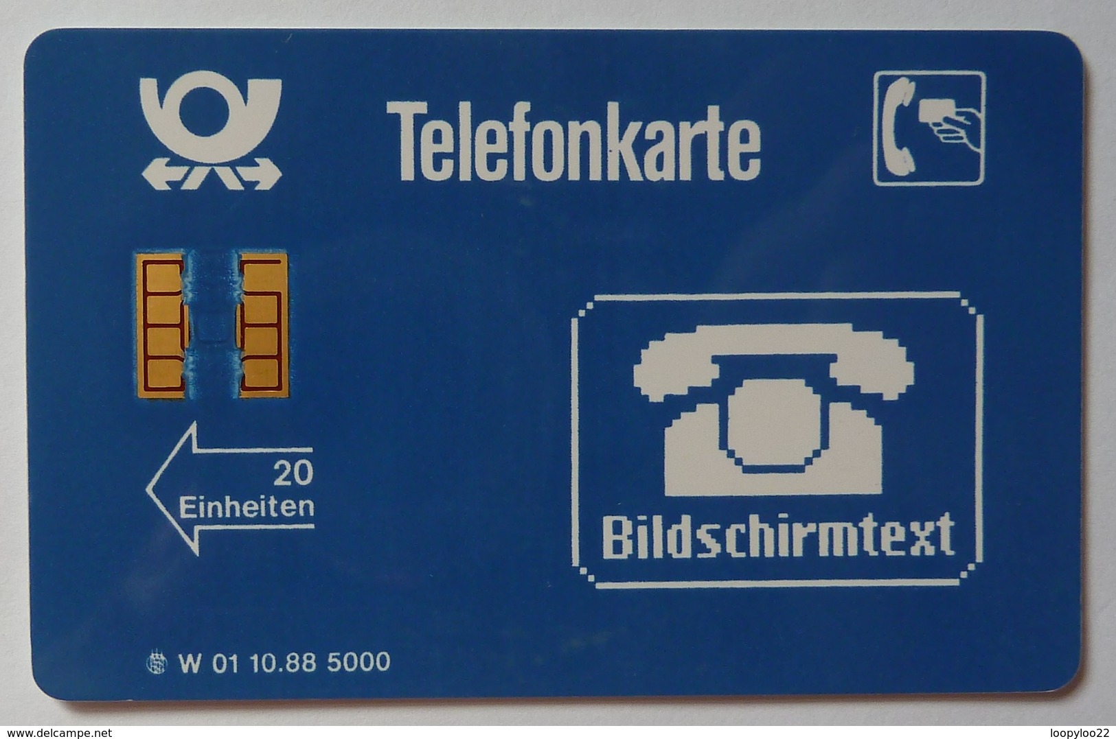 GERMANY - W 01 10.88 - Bildschirmtext - 5000ex - Mint - W-Series : Pubblicitarie Delle D. Bundespost