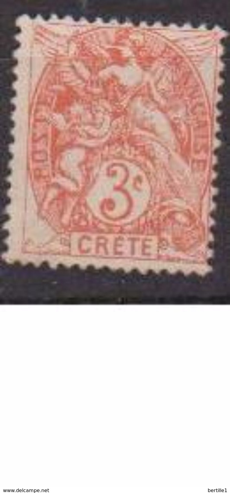CRETE            N°  YVERT  :   3       NEUF AVEC  CHARNIERES      ( 1577  ) - Unused Stamps
