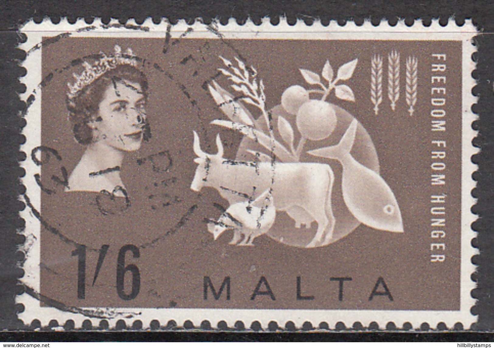 MALTA       SCOTT NO. 291     USED    YEAR  1963 - Malta (...-1964)