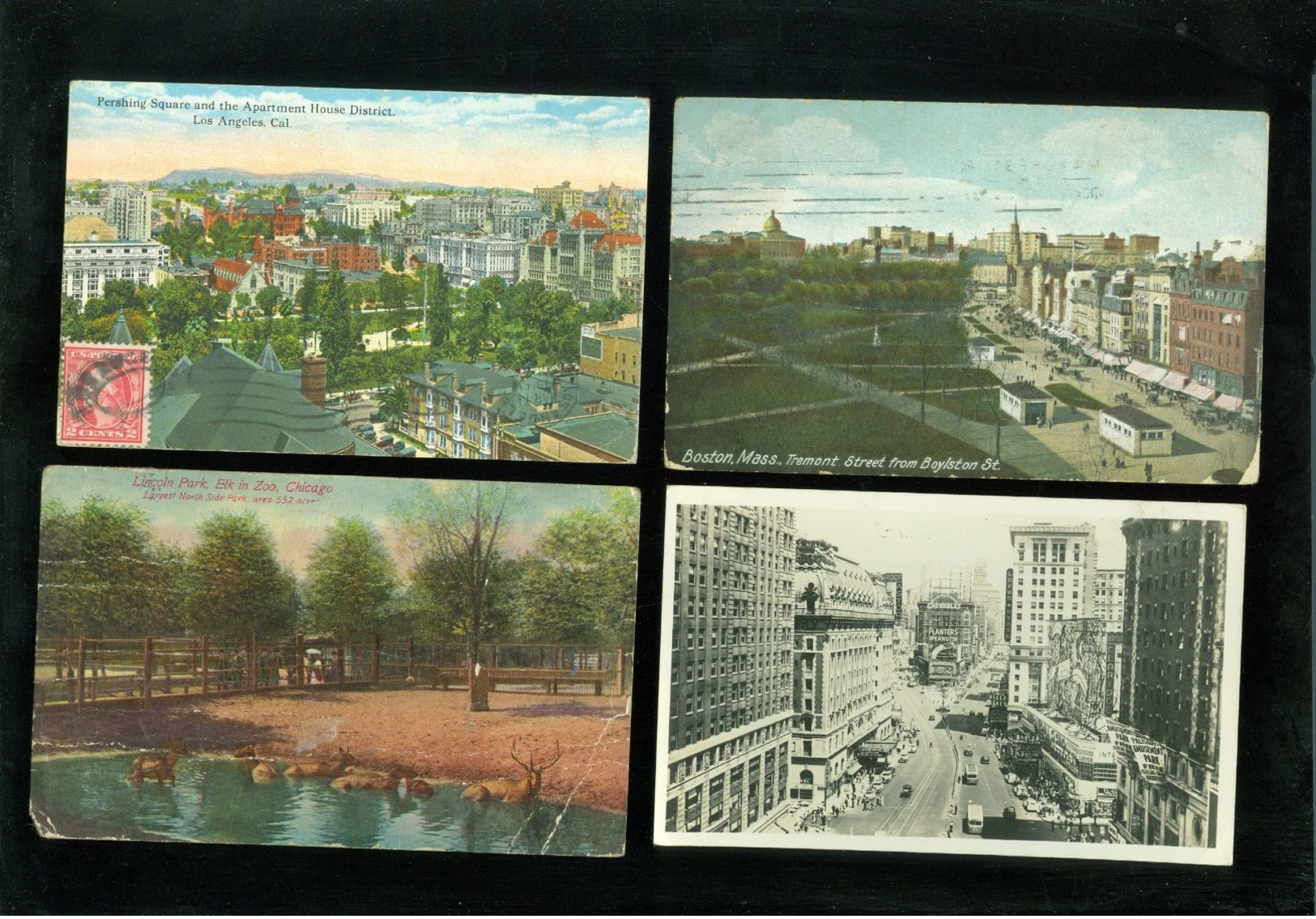 Lot de 60 cartes postales anciennes d' Amérique   Lot van 60 oude postkaarten van Amerika - 60 scans