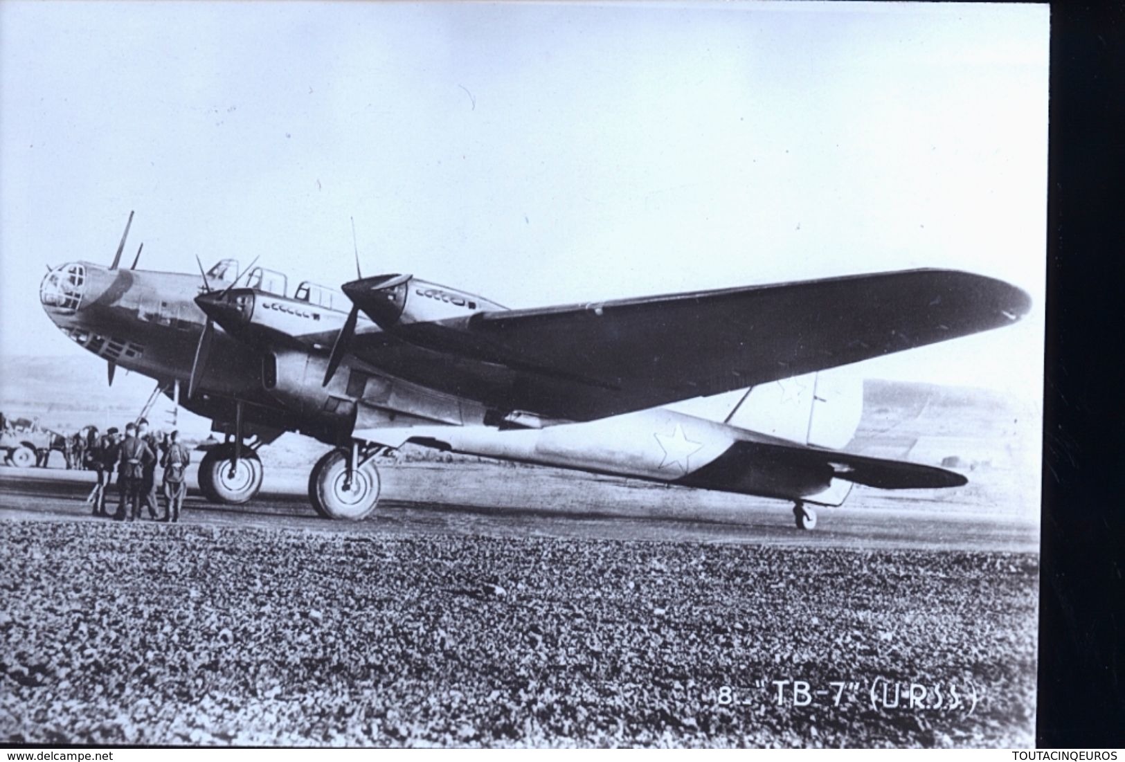 TB 7   URSS   CARTE PHOTO - 1939-1945: 2ème Guerre