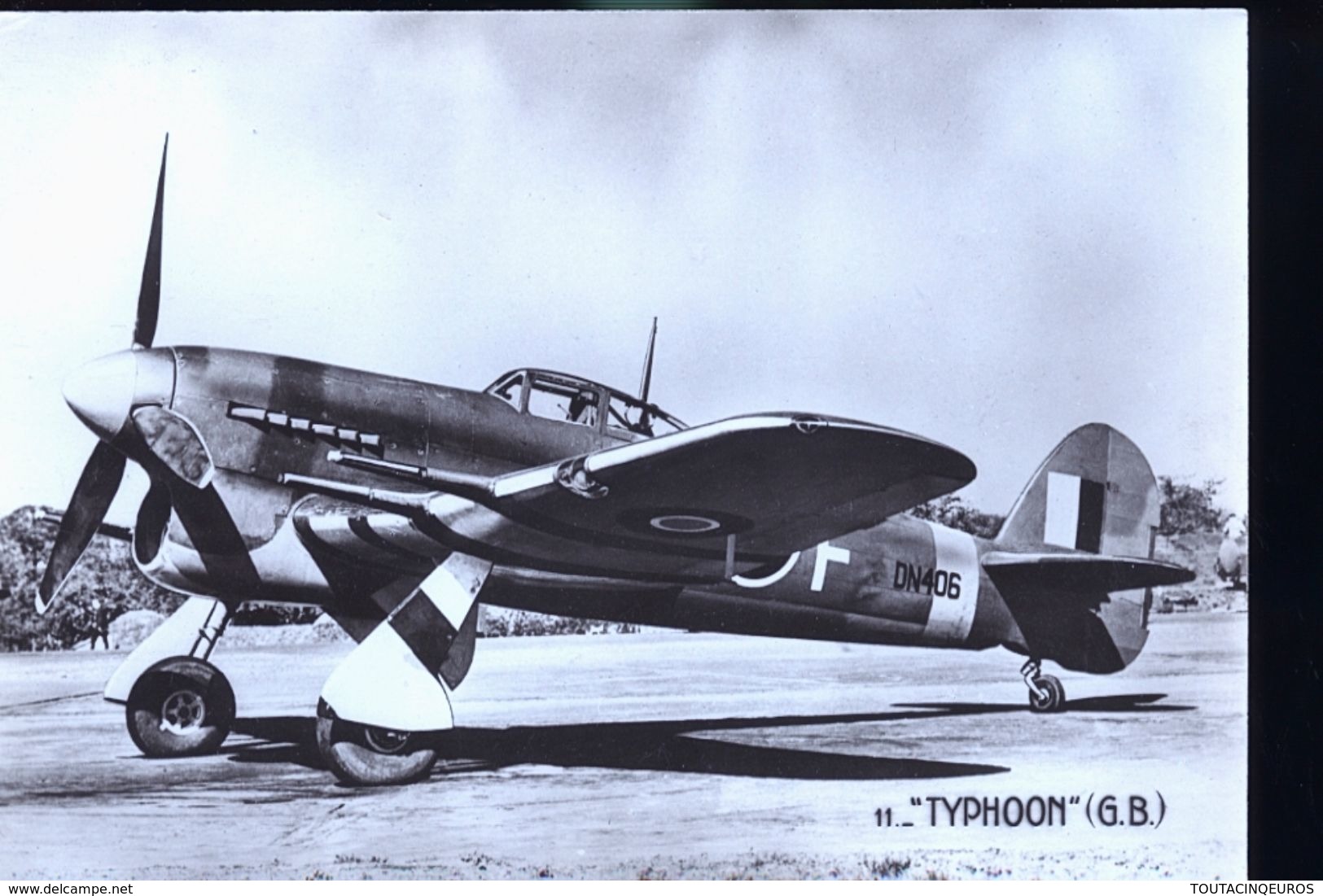 TYPHOON    CARTE PHOTO - 1939-1945: 2ème Guerre